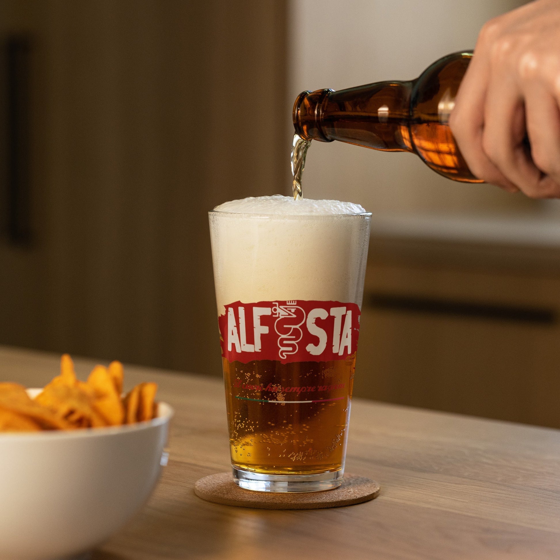 Bicchiere da birra Alfa Romeo Alfista