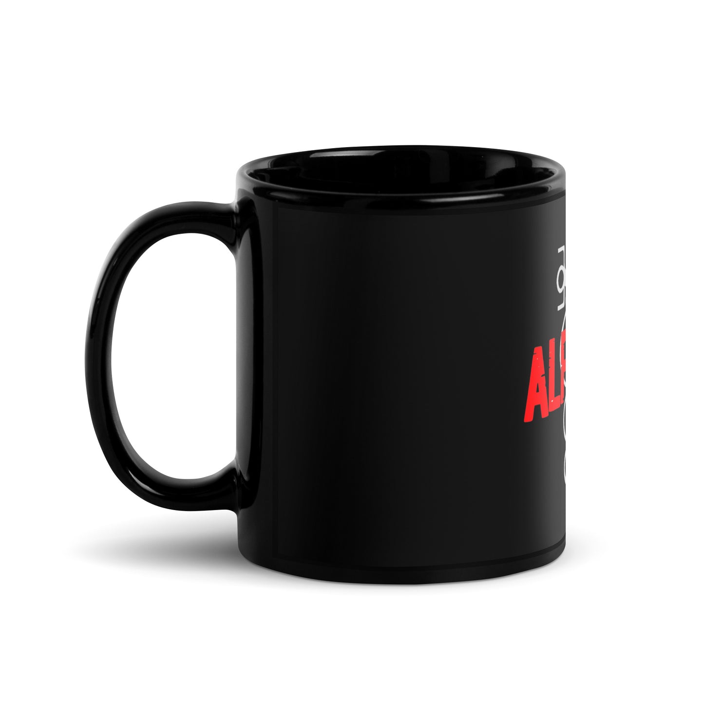 Tazza da tè latte caffè nera lucida Alfa Romeo - tazza