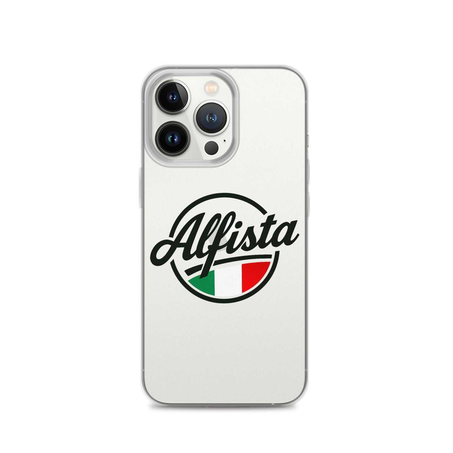 Cover trasparente per iPhone con design Alfisti – Custodia elegante per iPhone 13 14 15 16