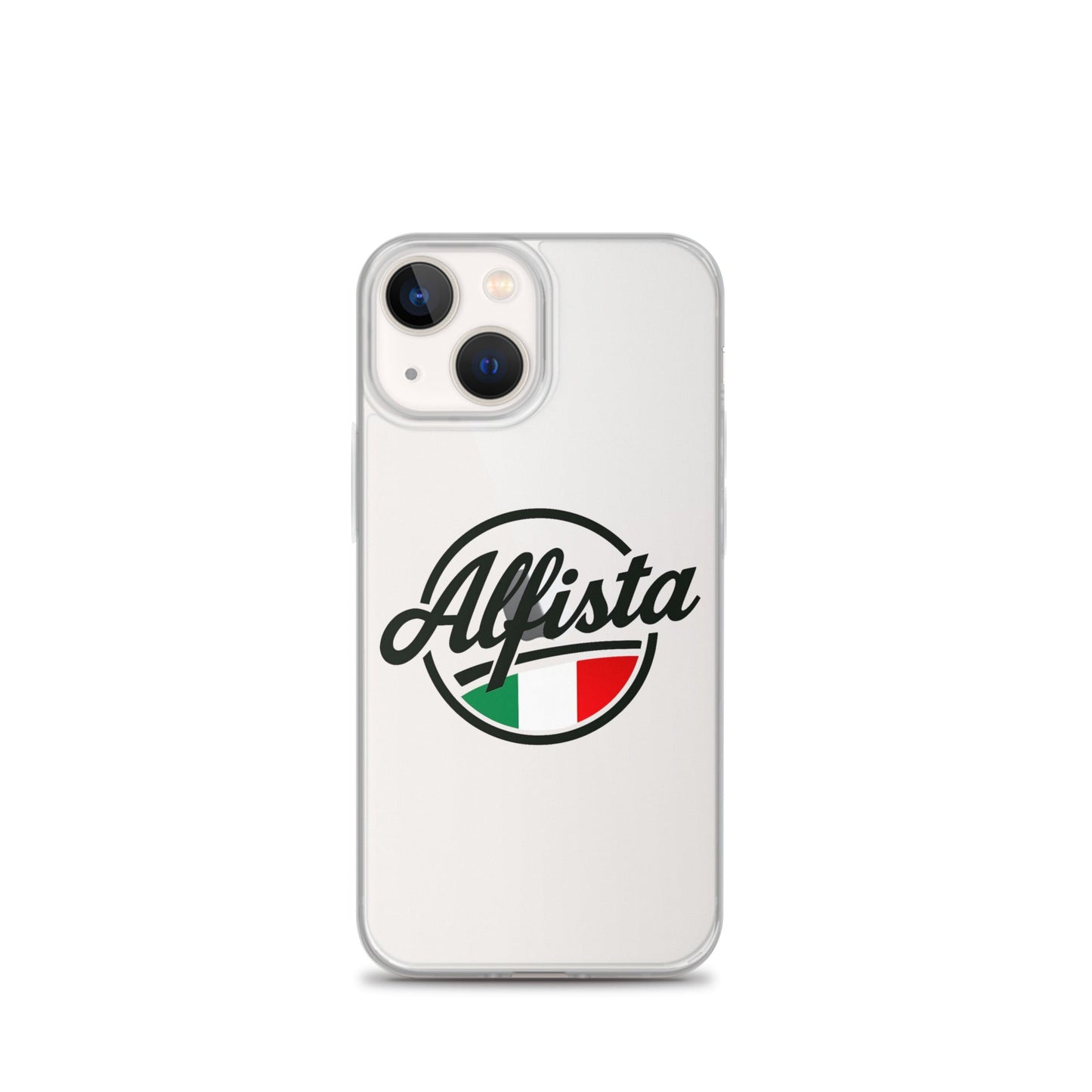 Cover trasparente per iPhone con design Alfisti – Custodia elegante per iPhone 13 14 15 16