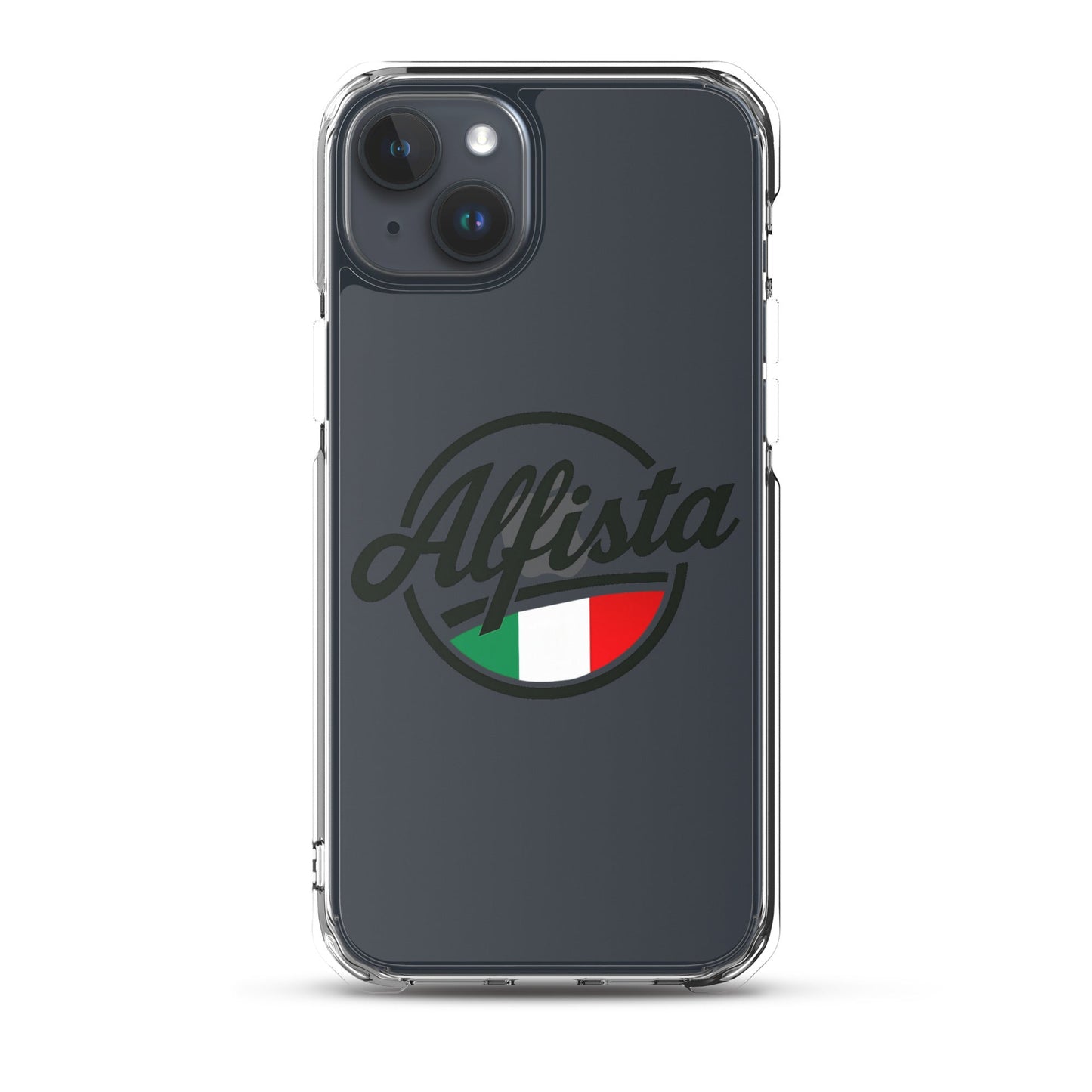 Cover trasparente per iPhone con design Alfisti – Custodia elegante per iPhone 13 14 15 16