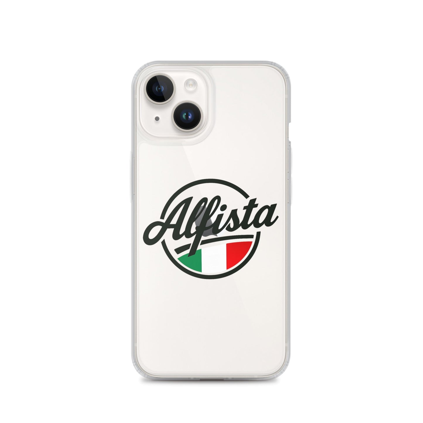 Cover trasparente per iPhone con design Alfisti – Custodia elegante per iPhone 13 14 15 16