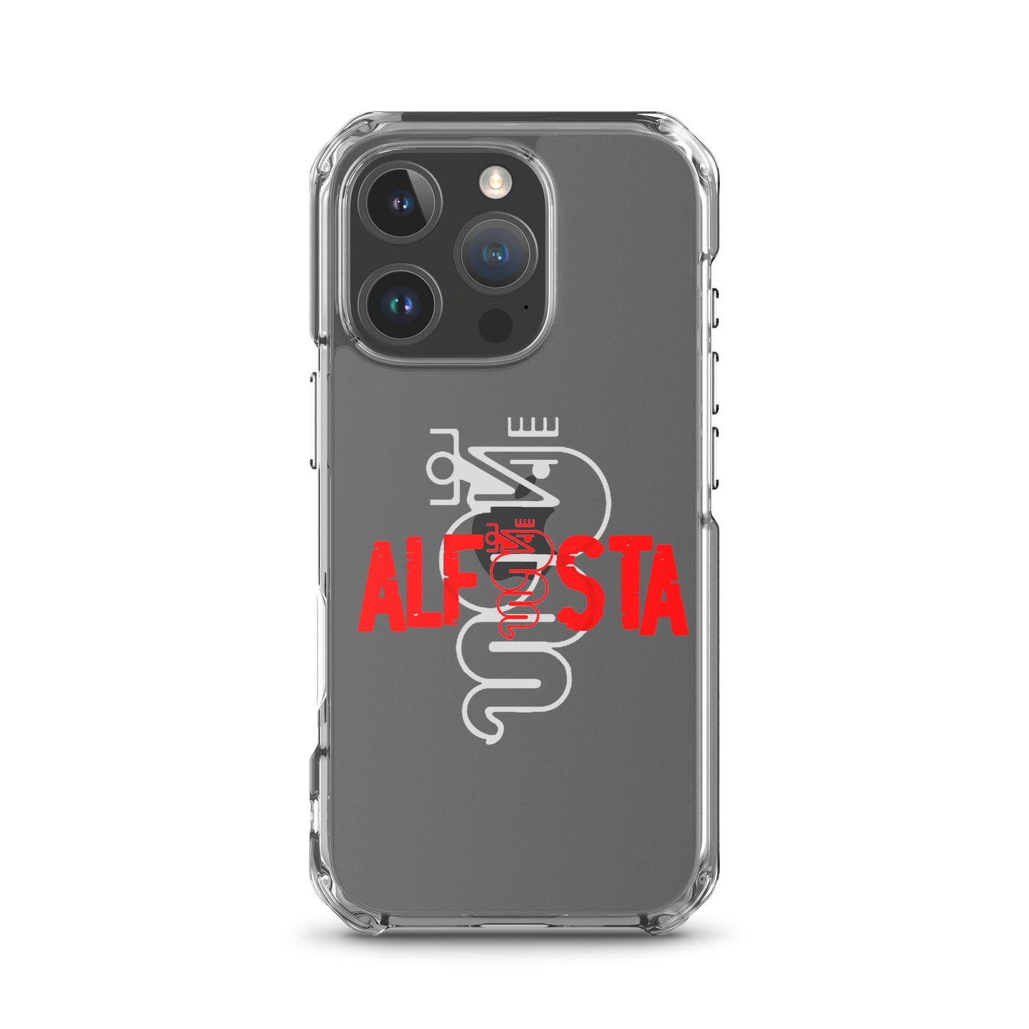 Cover trasparente per iPhone – Custodia Stilizzata per Alfisti | iPhone 13 14 15 16