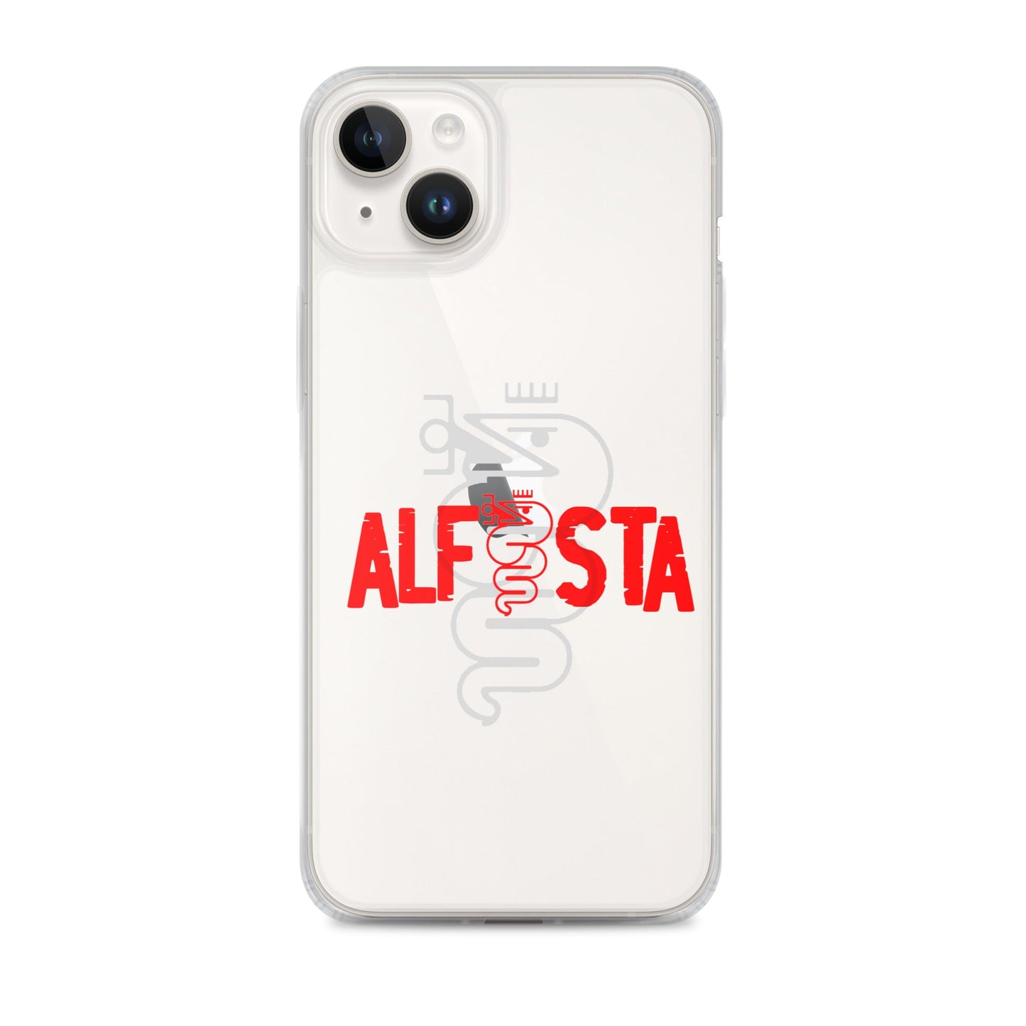 Cover trasparente per iPhone – Custodia Stilizzata per Alfisti | iPhone 13 14 15 16