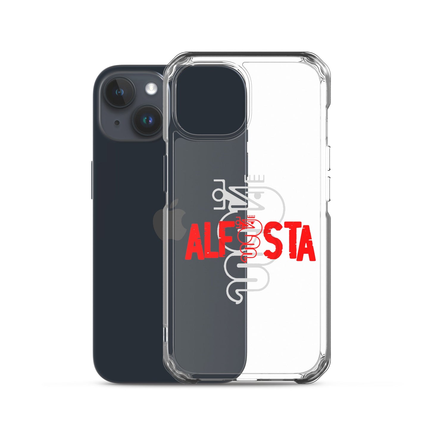 Cover trasparente per iPhone – Custodia Stilizzata per Alfisti | iPhone 13 14 15 16