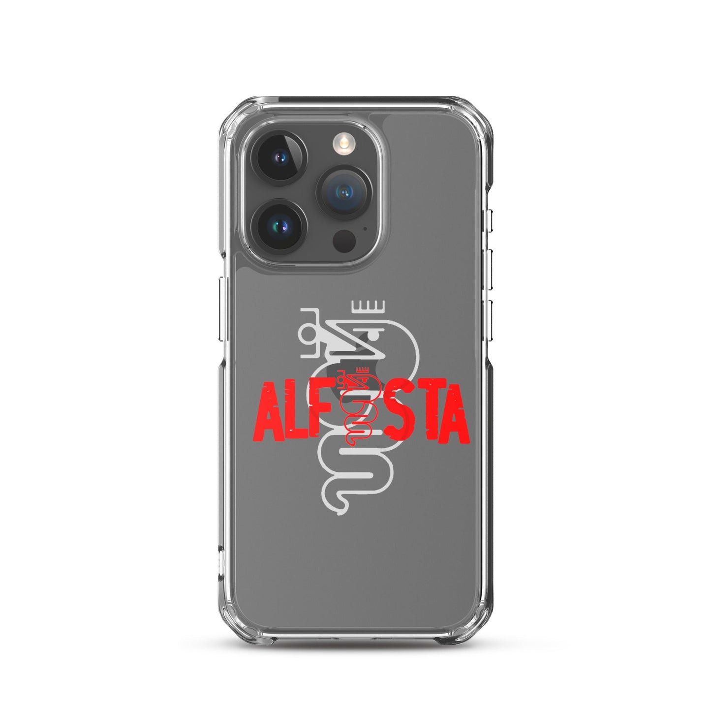 Cover trasparente per iPhone – Custodia Stilizzata per Alfisti | iPhone 13 14 15 16