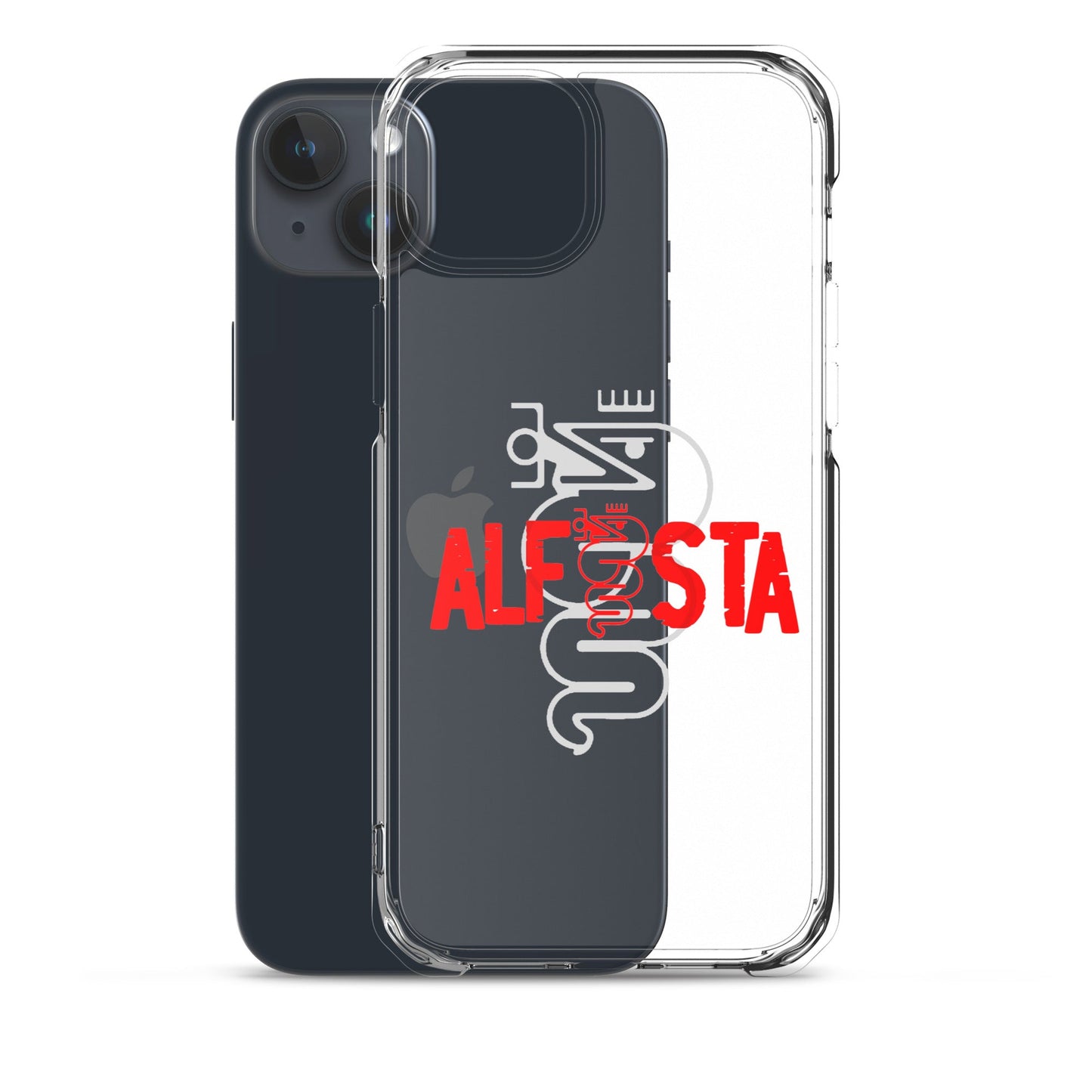 Cover trasparente per iPhone – Custodia Stilizzata per Alfisti | iPhone 13 14 15 16
