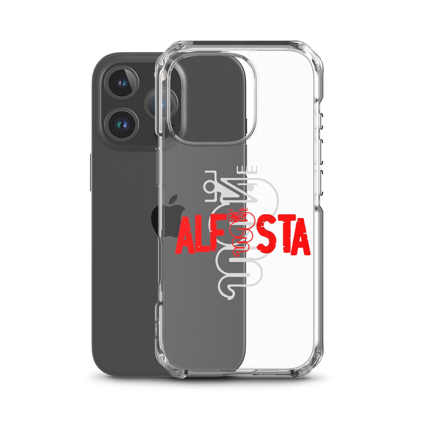 Cover trasparente per iPhone – Custodia Stilizzata per Alfisti | iPhone 13 14 15 16