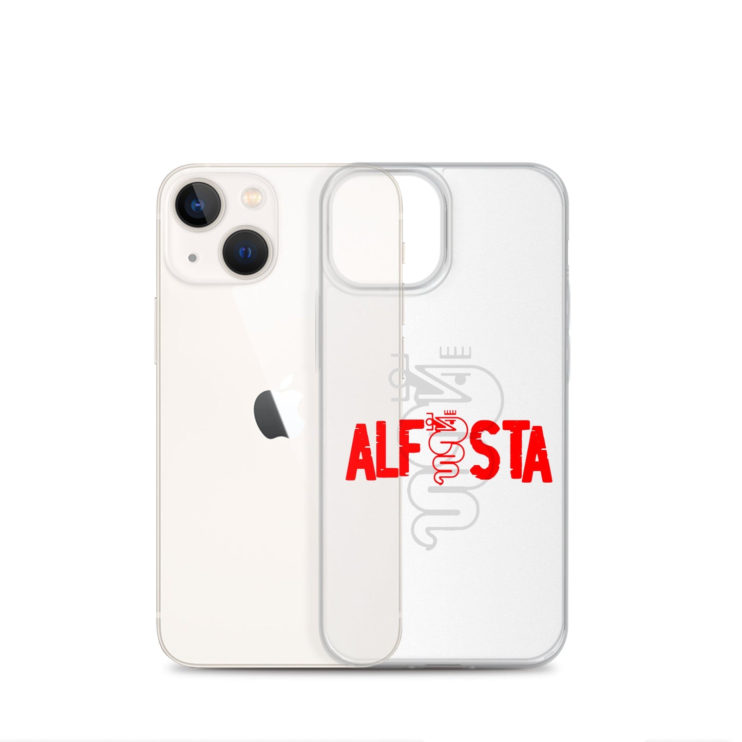 Cover trasparente per iPhone – Custodia Stilizzata per Alfisti | iPhone 13 14 15 16