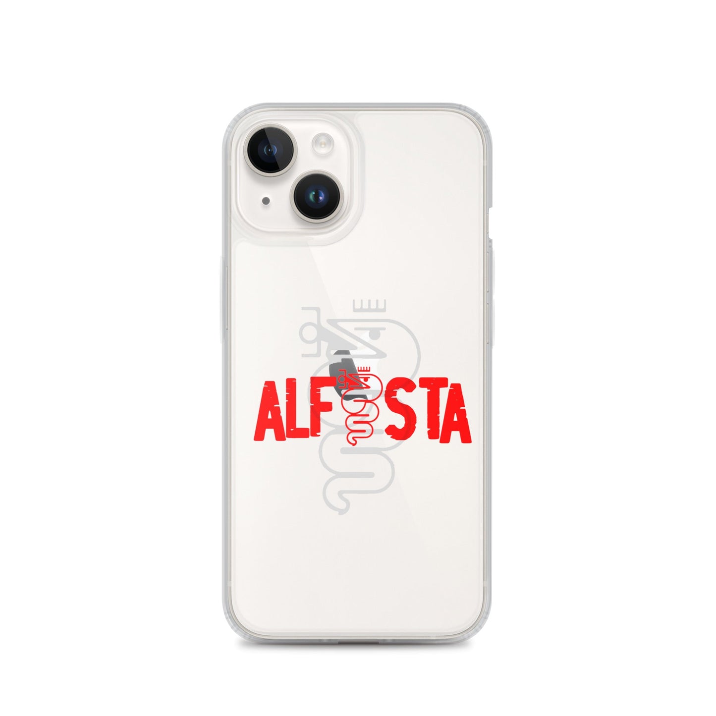 Cover trasparente per iPhone – Custodia Stilizzata per Alfisti | iPhone 13 14 15 16