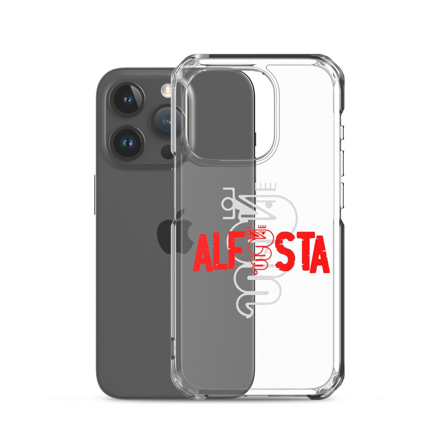 Cover trasparente per iPhone – Custodia Stilizzata per Alfisti | iPhone 13 14 15 16