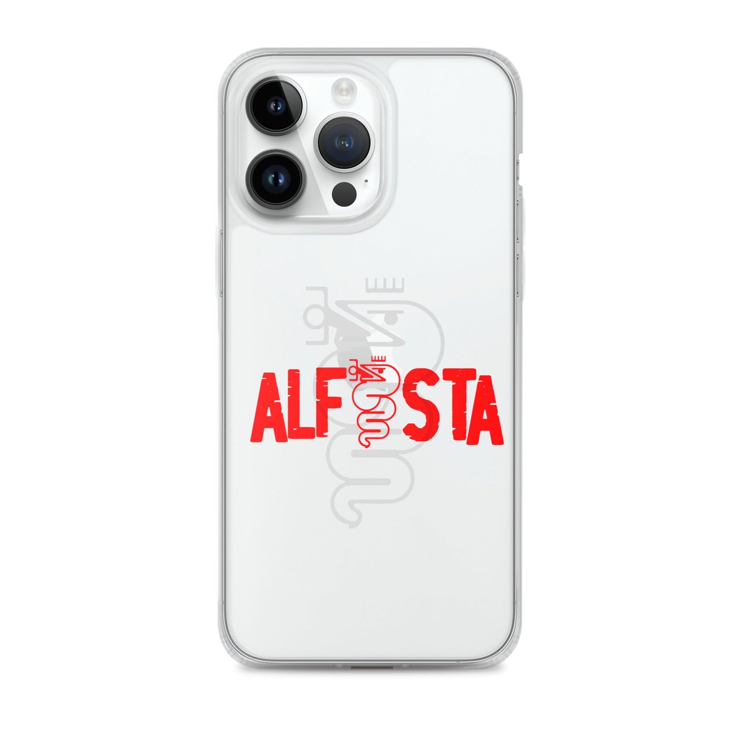 Cover trasparente per iPhone – Custodia Stilizzata per Alfisti | iPhone 13 14 15 16