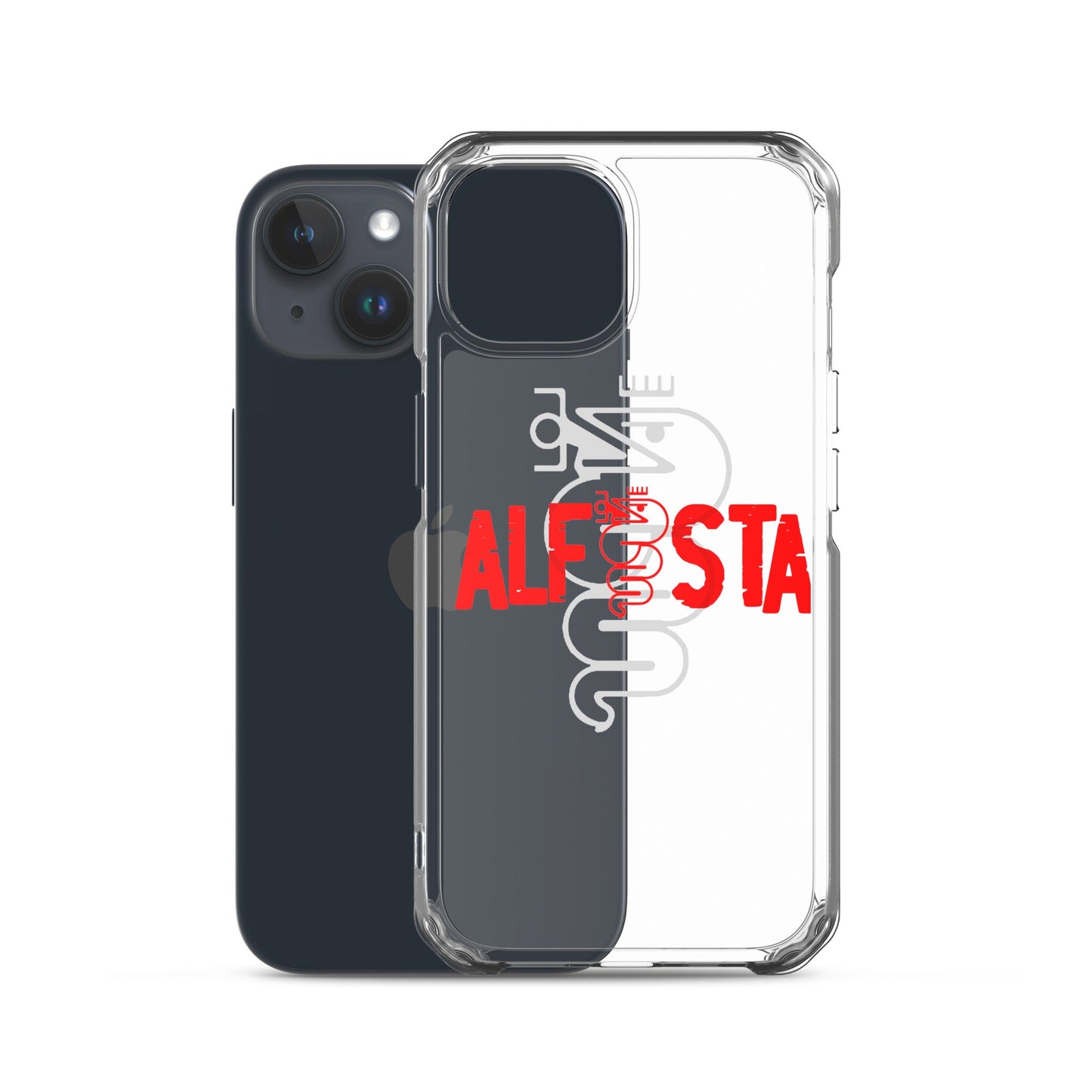 Cover trasparente per iPhone – Custodia Stilizzata per Alfisti | iPhone 13 14 15 16