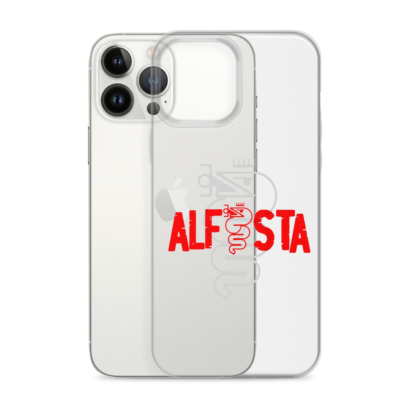 Cover trasparente per iPhone – Custodia Stilizzata per Alfisti | iPhone 13 14 15 16