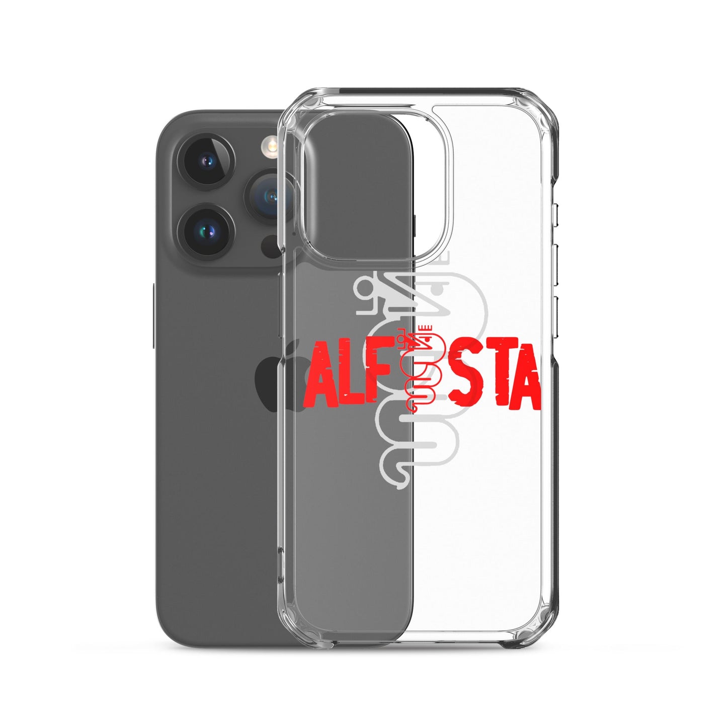 Cover trasparente per iPhone – Custodia Stilizzata per Alfisti | iPhone 13 14 15 16