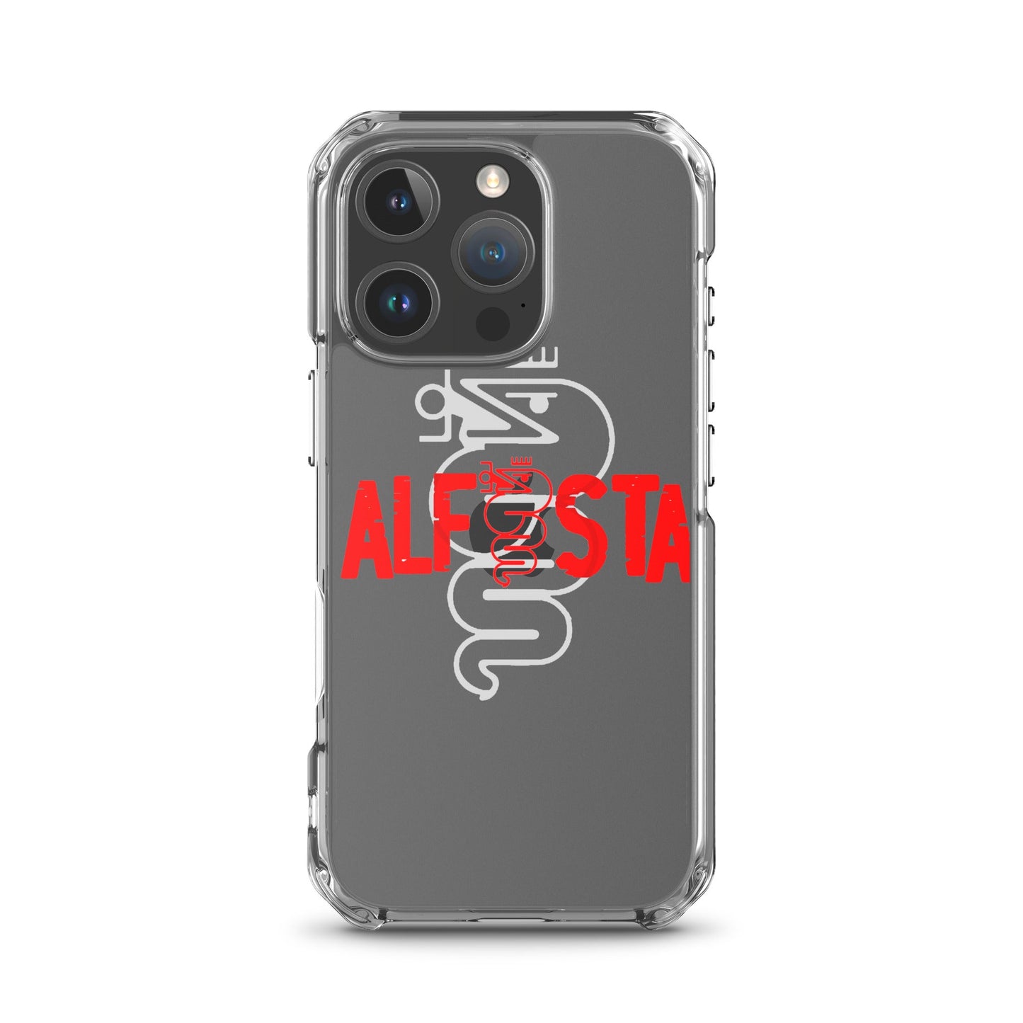 Cover trasparente per iPhone – Custodia Stilizzata per Alfisti | iPhone 13 14 15 16