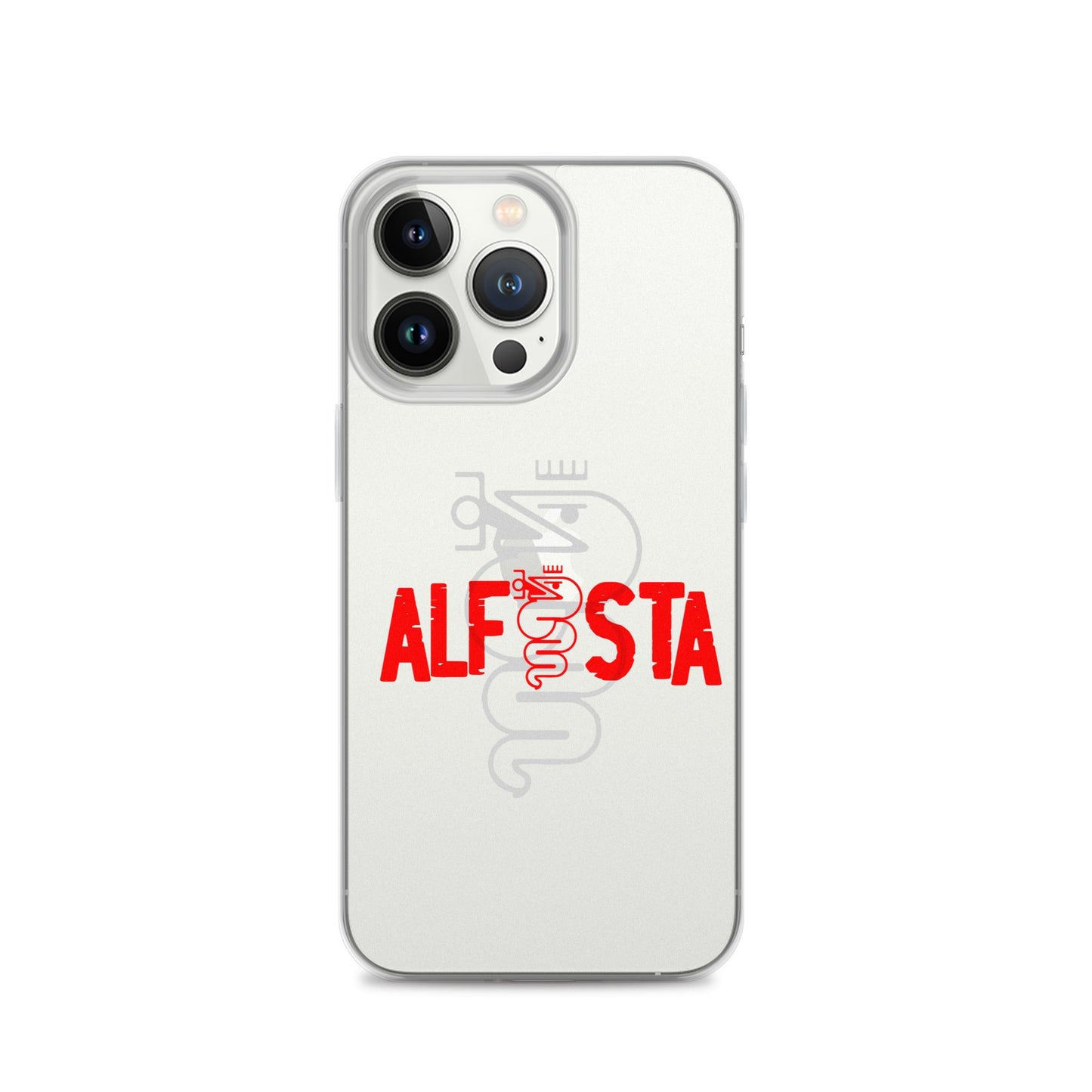 Cover trasparente per iPhone – Custodia Stilizzata per Alfisti | iPhone 13 14 15 16