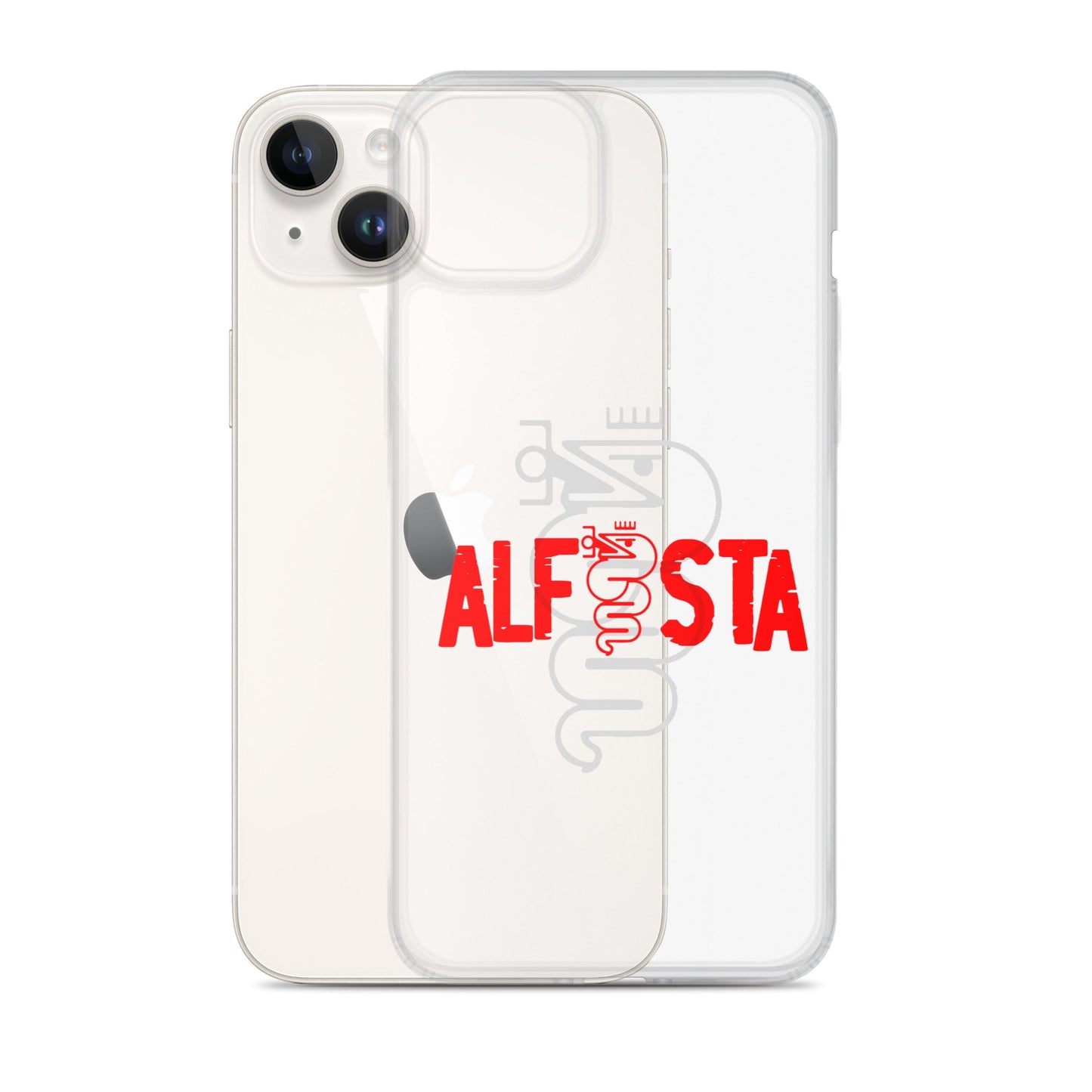 Cover trasparente per iPhone – Custodia Stilizzata per Alfisti | iPhone 13 14 15 16
