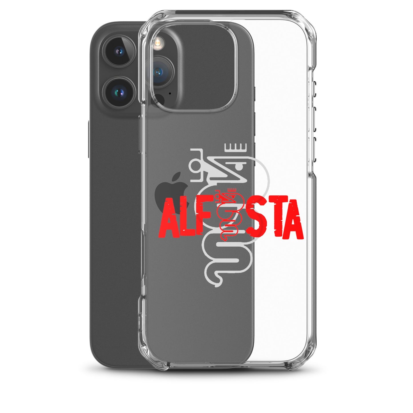 Cover trasparente per iPhone – Custodia Stilizzata per Alfisti | iPhone 13 14 15 16