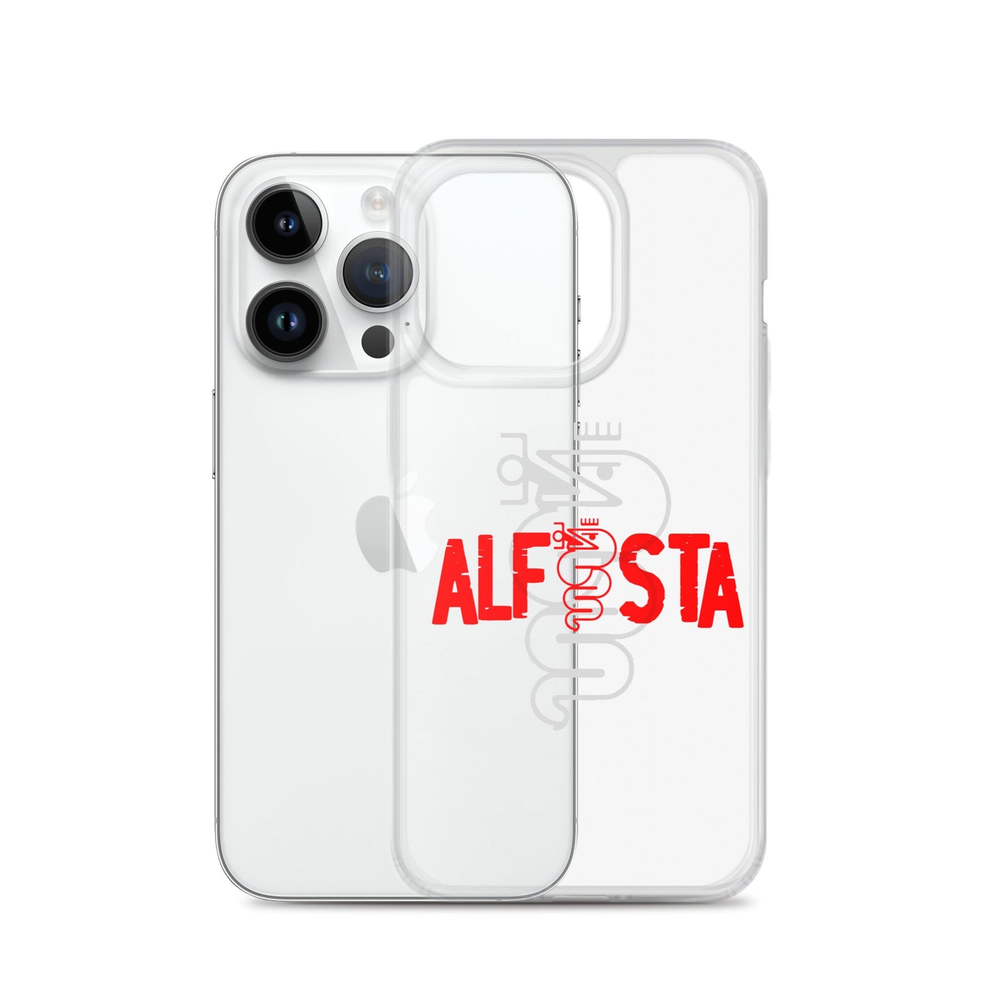 Cover trasparente per iPhone – Custodia Stilizzata per Alfisti | iPhone 13 14 15 16