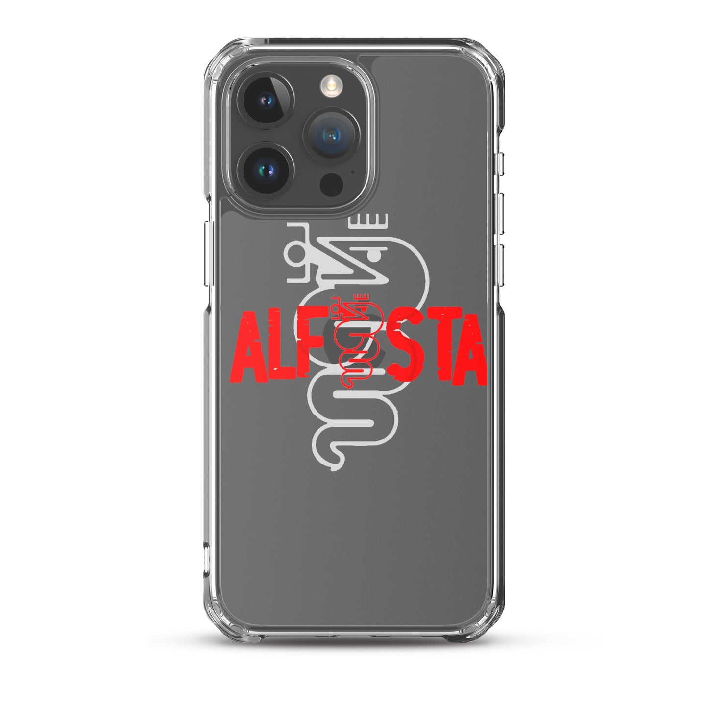 Cover trasparente per iPhone – Custodia Stilizzata per Alfisti | iPhone 13 14 15 16