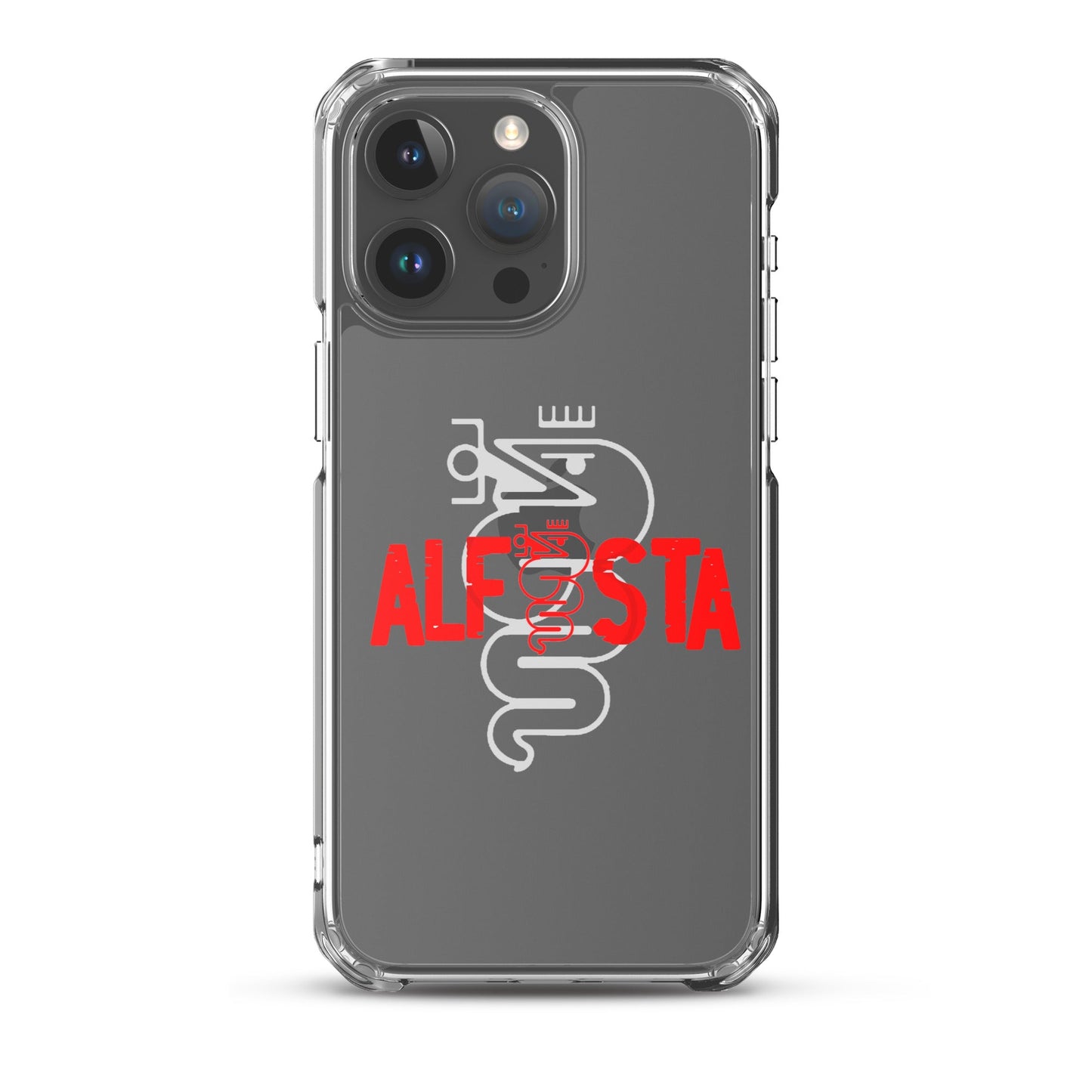 Cover trasparente per iPhone – Custodia Stilizzata per Alfisti | iPhone 13 14 15 16