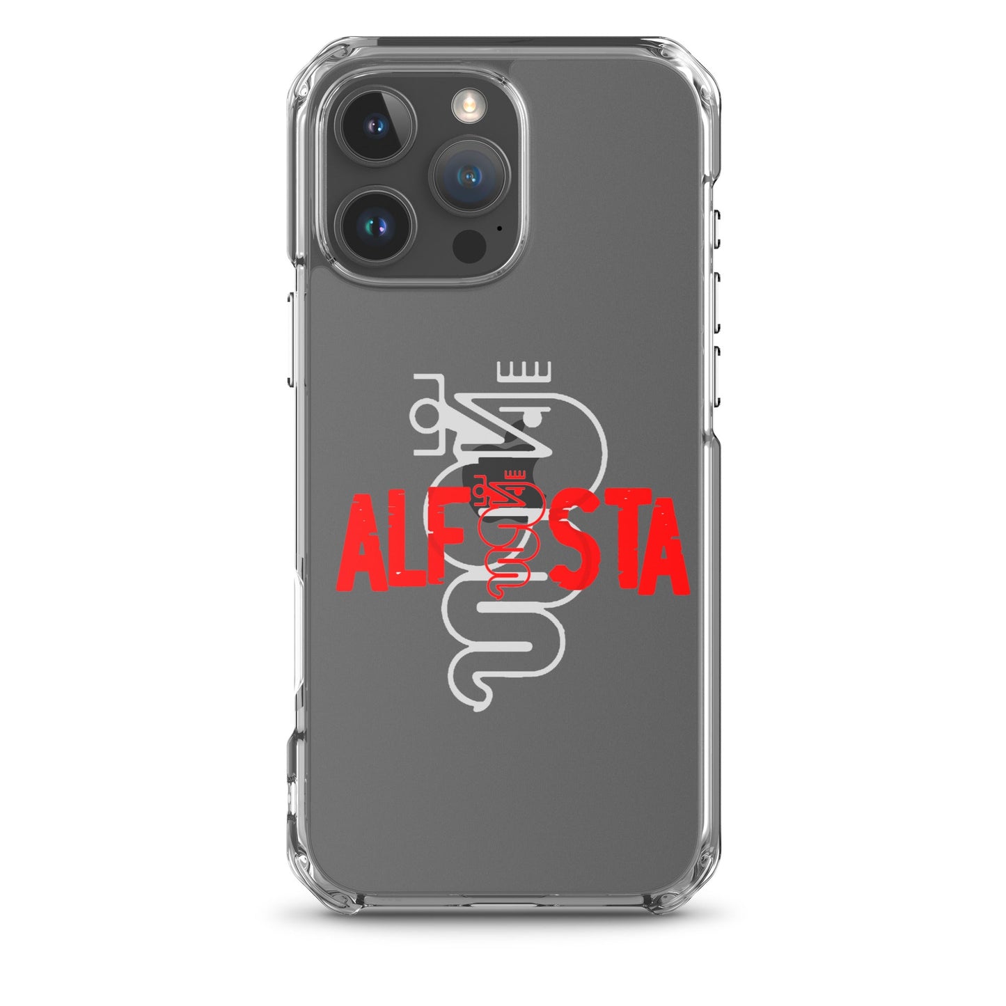 Cover trasparente per iPhone – Custodia Stilizzata per Alfisti | iPhone 13 14 15 16