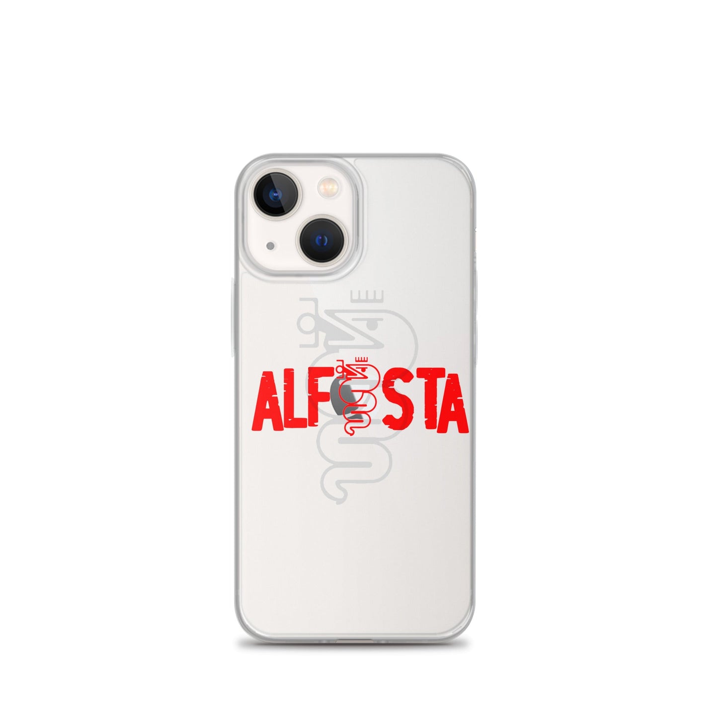 Cover trasparente per iPhone – Custodia Stilizzata per Alfisti | iPhone 13 14 15 16