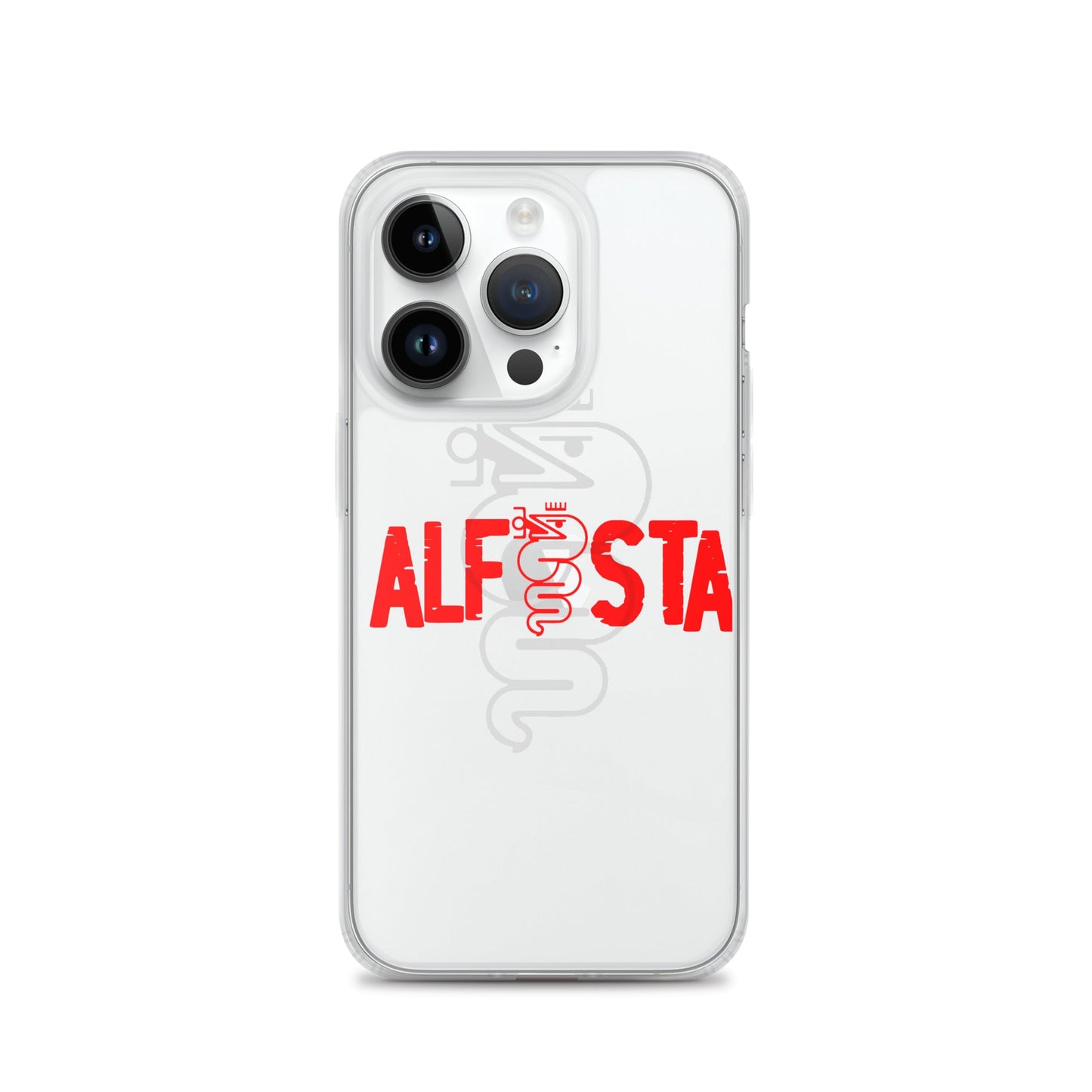 Cover trasparente per iPhone – Custodia Stilizzata per Alfisti | iPhone 13 14 15 16