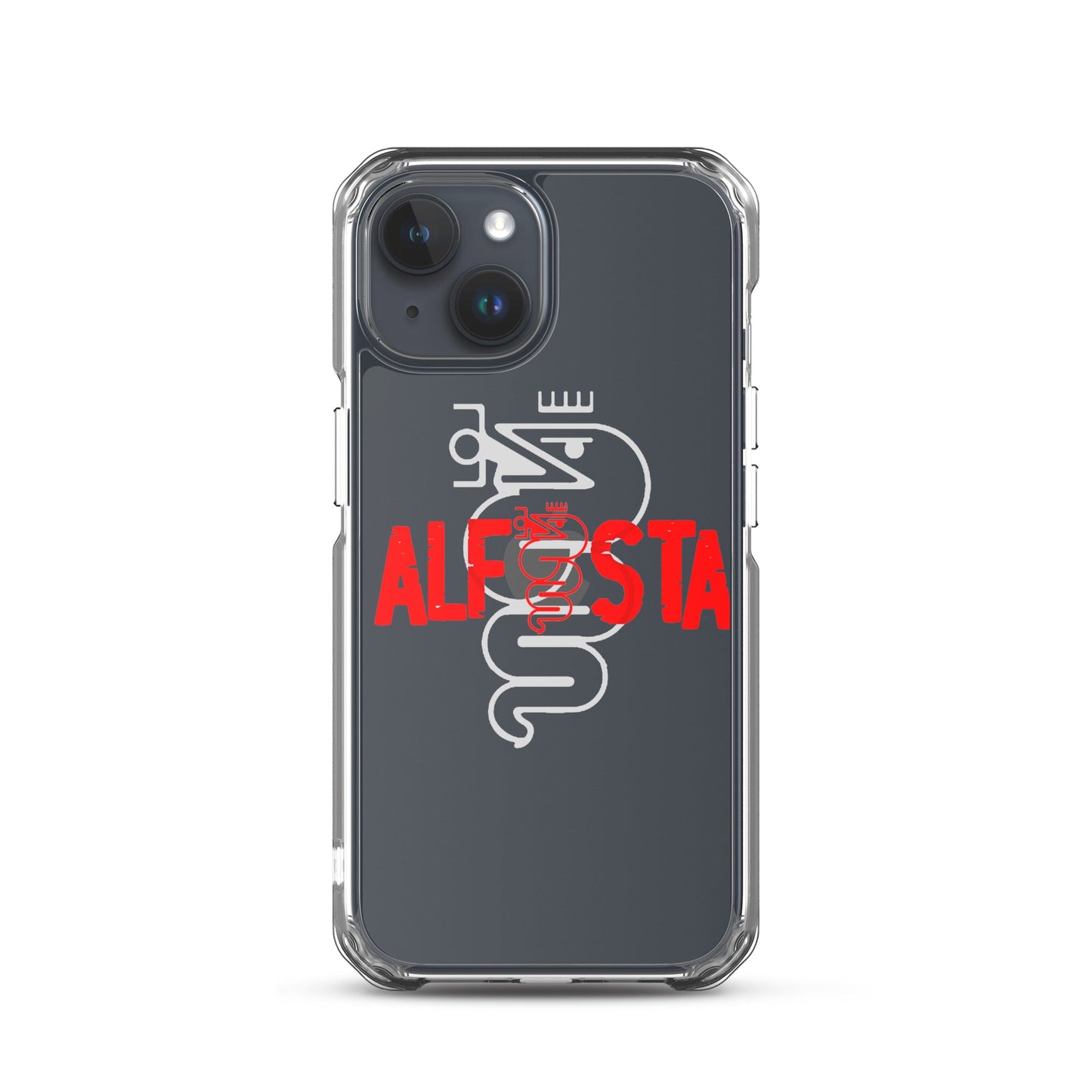 Cover trasparente per iPhone – Custodia Stilizzata per Alfisti | iPhone 13 14 15 16