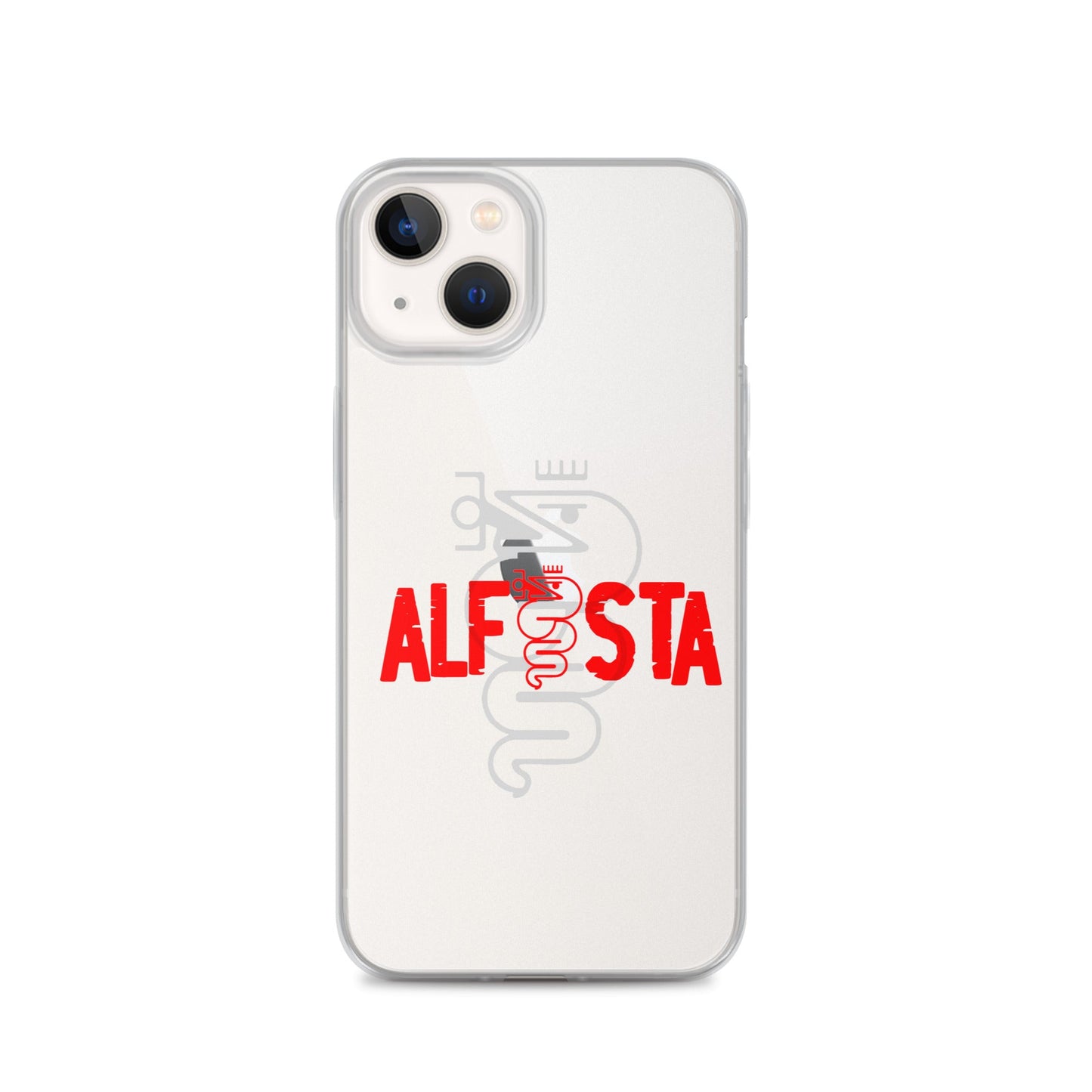 Cover trasparente per iPhone – Custodia Stilizzata per Alfisti | iPhone 13 14 15 16