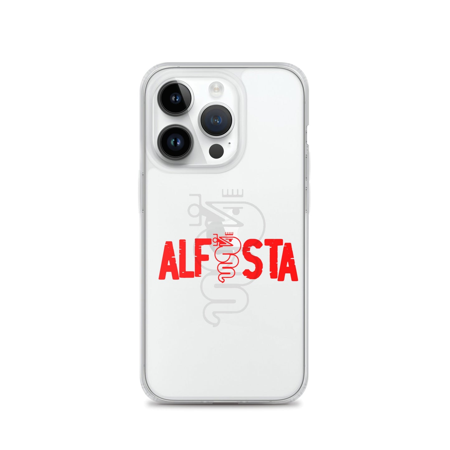 Cover trasparente per iPhone – Custodia Stilizzata per Alfisti | iPhone 13 14 15 16