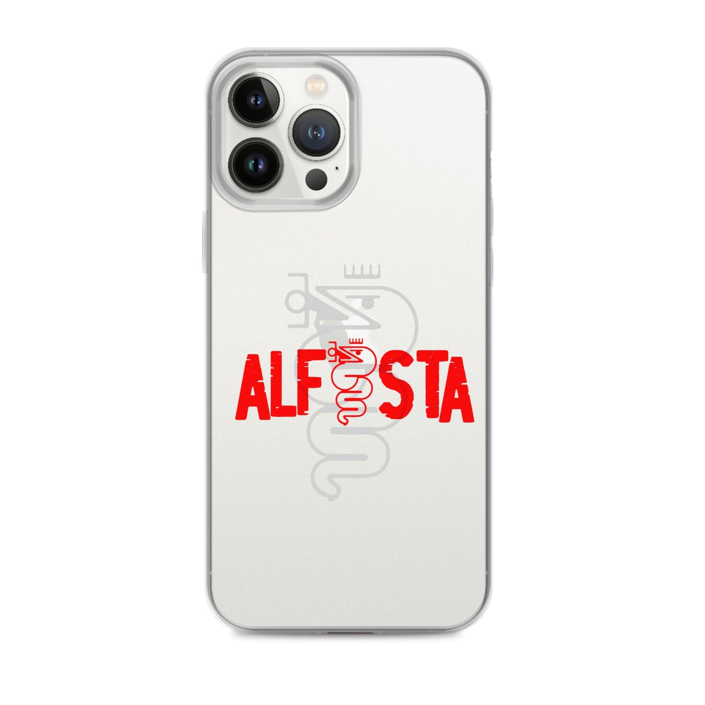 Cover trasparente per iPhone – Custodia Stilizzata per Alfisti | iPhone 13 14 15 16