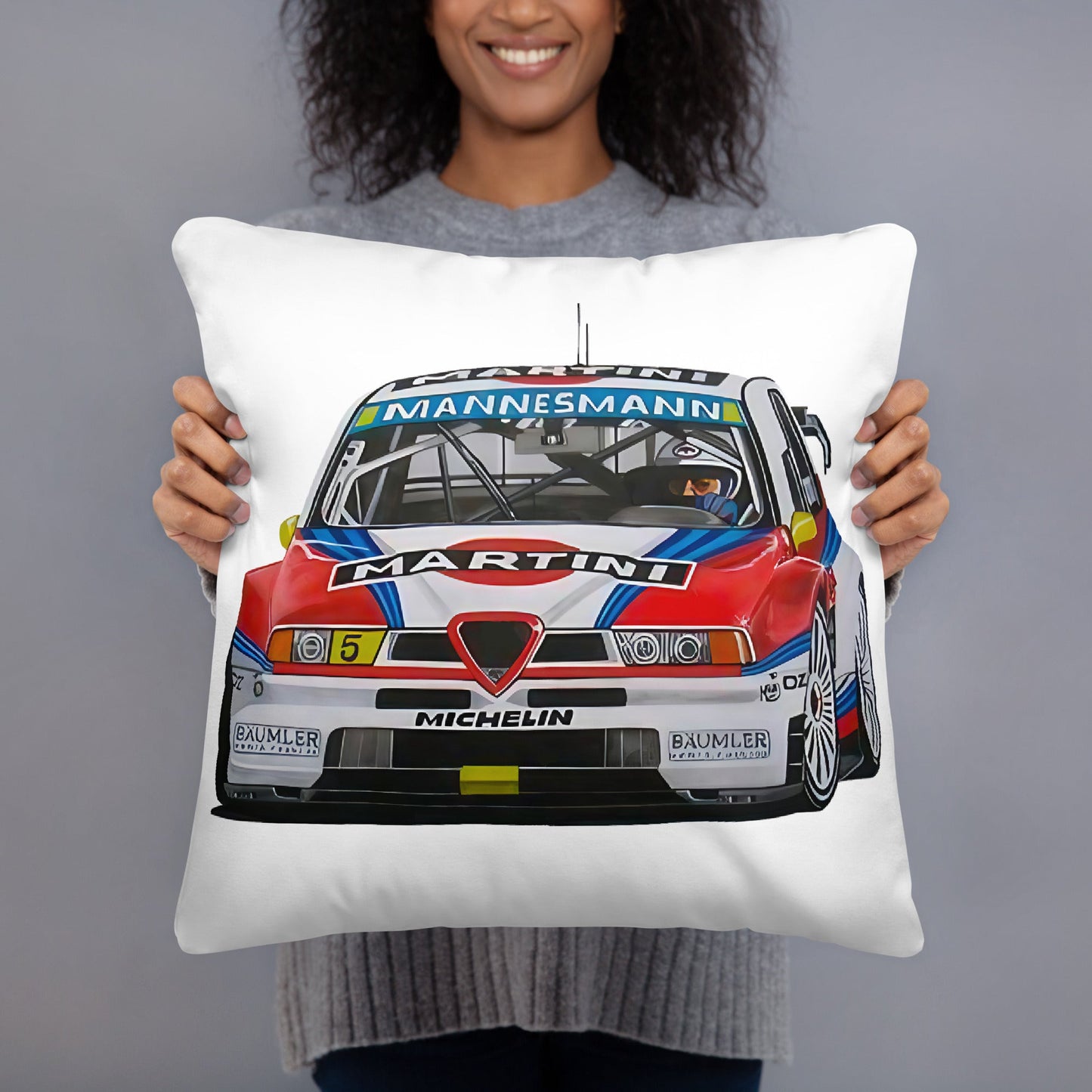 Cuscino Personalizzato con Stampa Alfa Romeo 155 v6