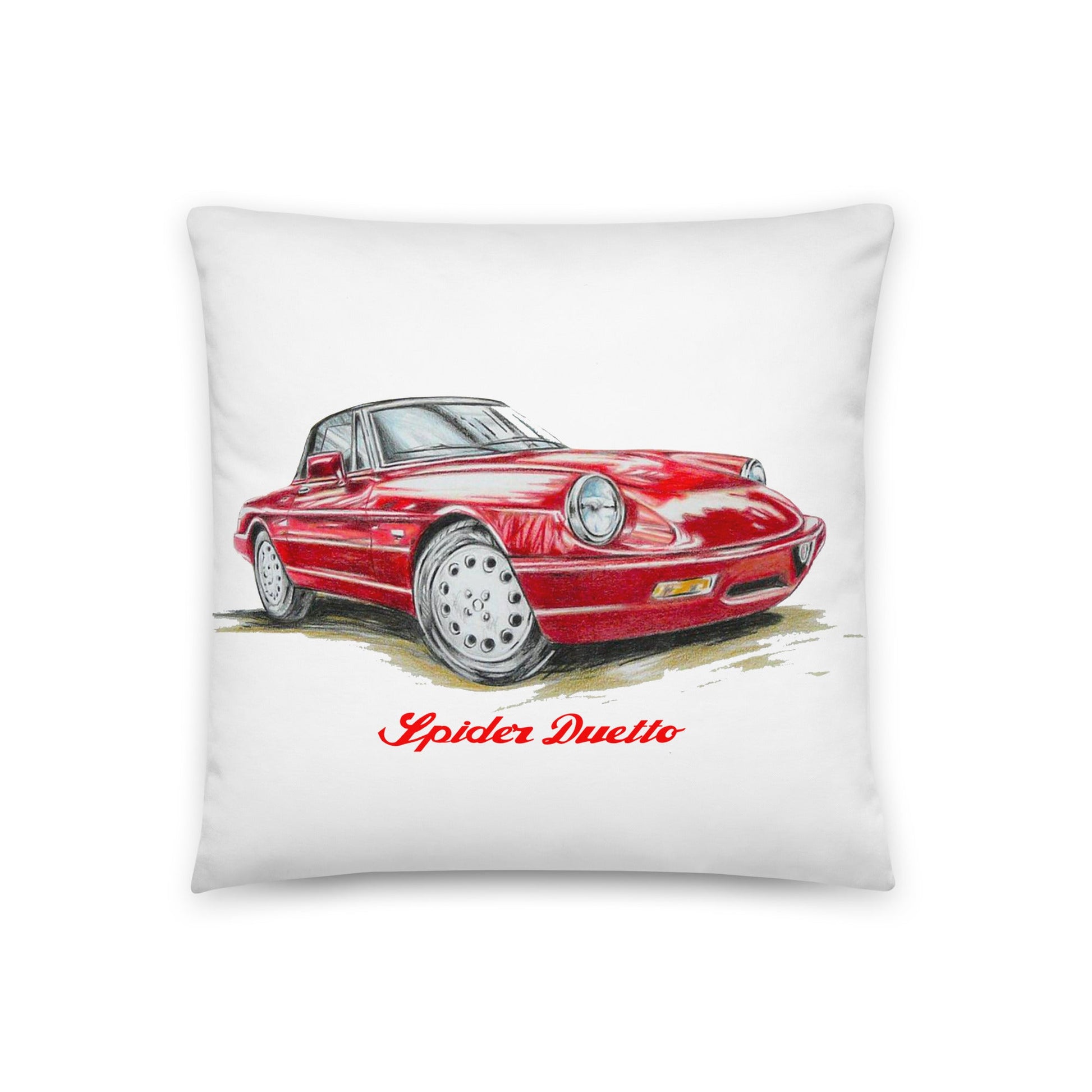 Cuscino Personalizzato con Stampa Alfa Romeo Duetto