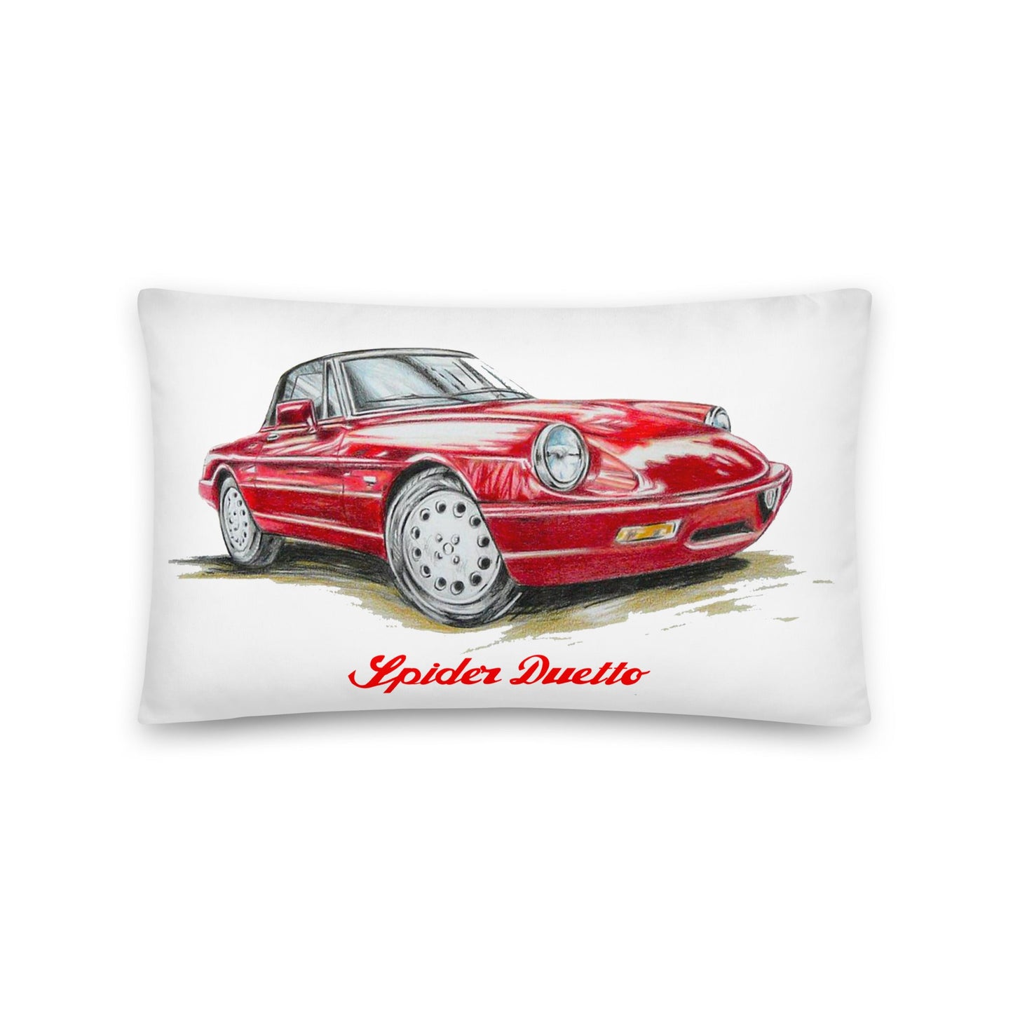 Cuscino Personalizzato con Stampa Alfa Romeo Duetto