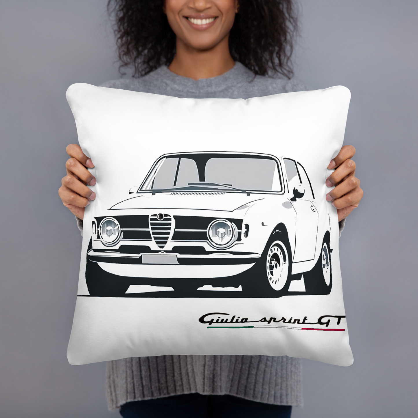 Cuscino Personalizzato con Stampa Alfa Romeo Giulia Gt Junior