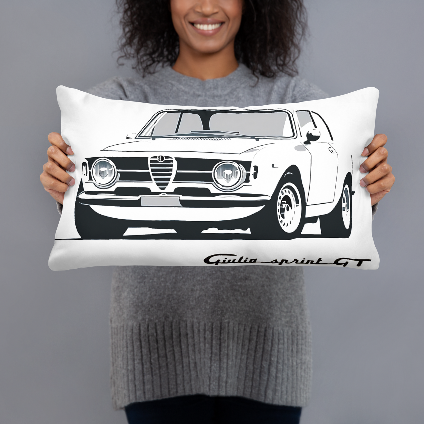 Cuscino Personalizzato con Stampa Alfa Romeo Giulia Gt Junior