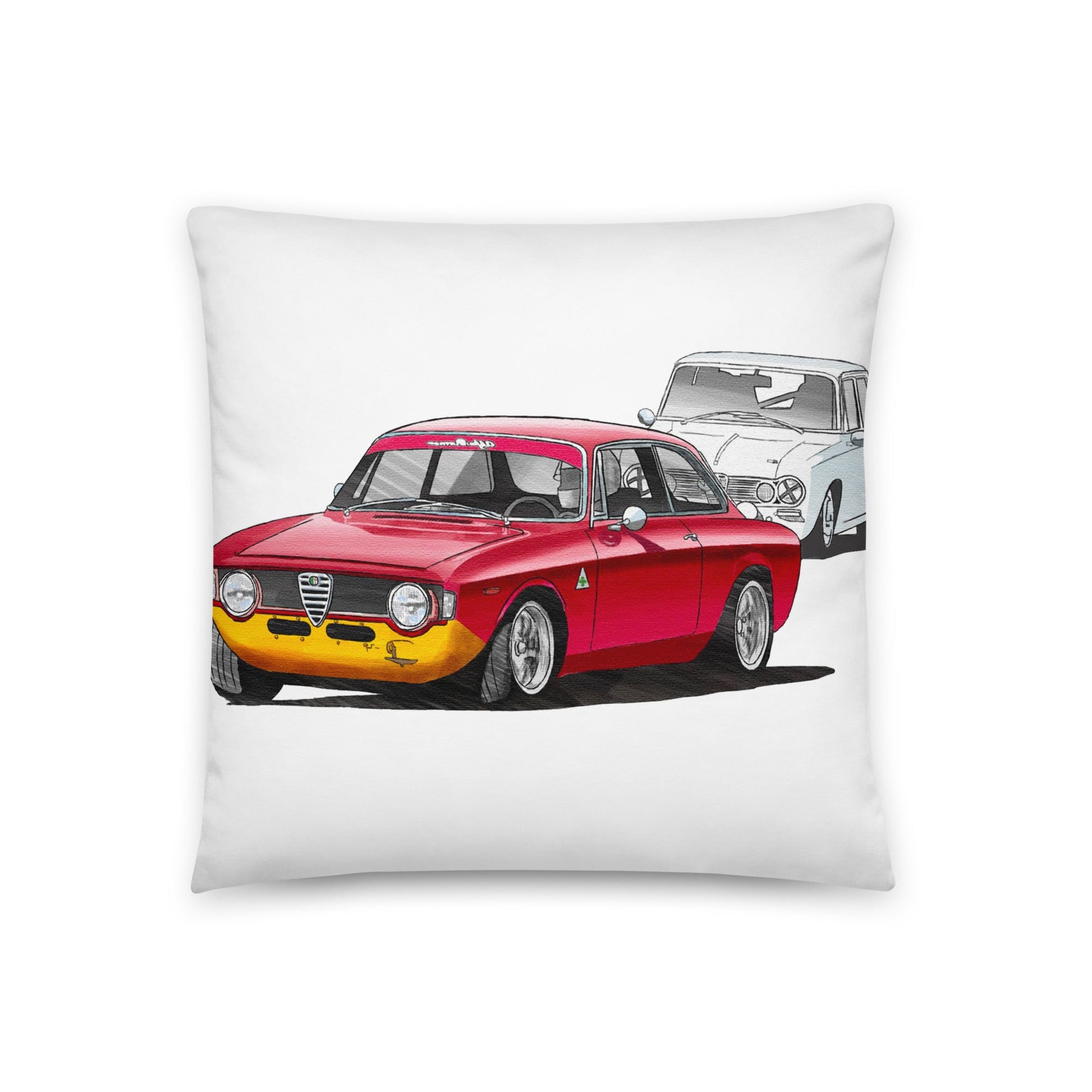 Cuscino Personalizzato con Stampa Alfa Romeo Giulia Gta