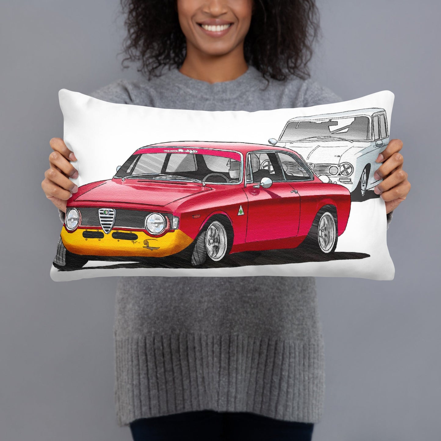 Cuscino Personalizzato con Stampa Alfa Romeo Giulia Gta