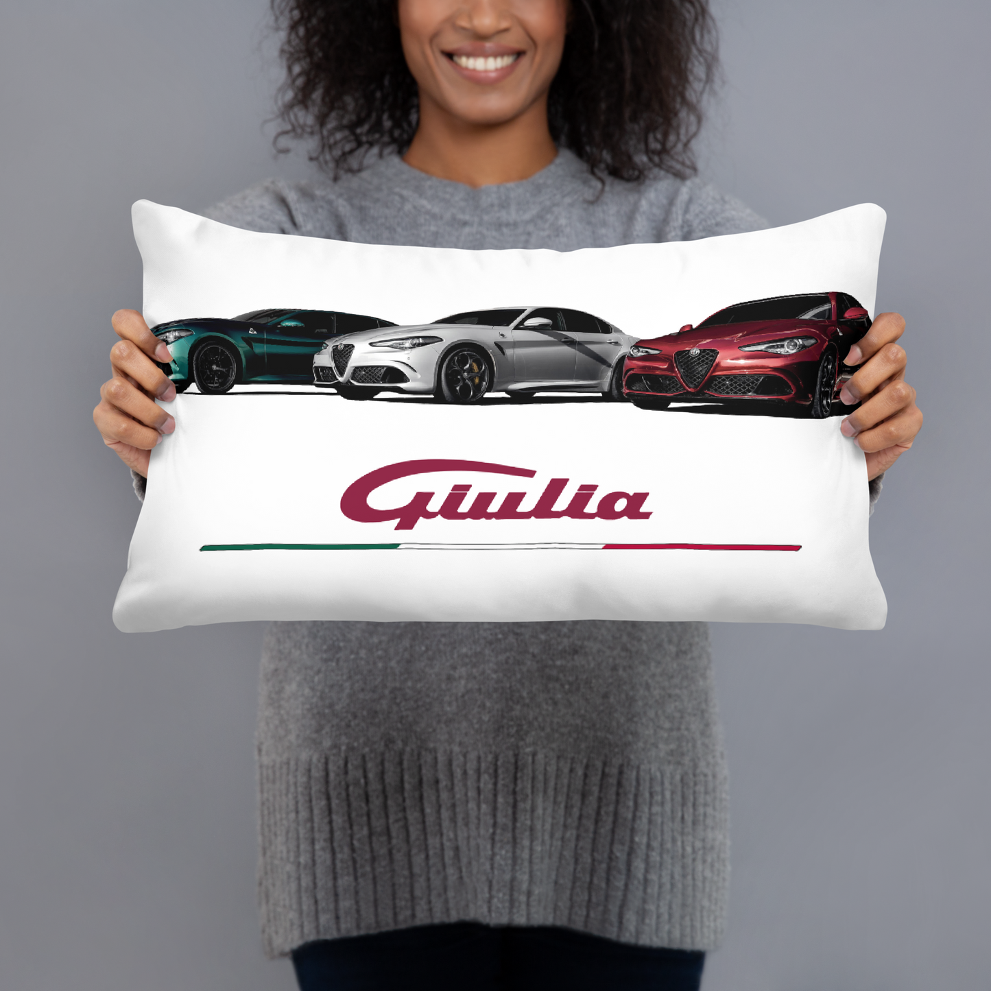Cuscino Personalizzato con Stampa Alfa Romeo Giulia Gta