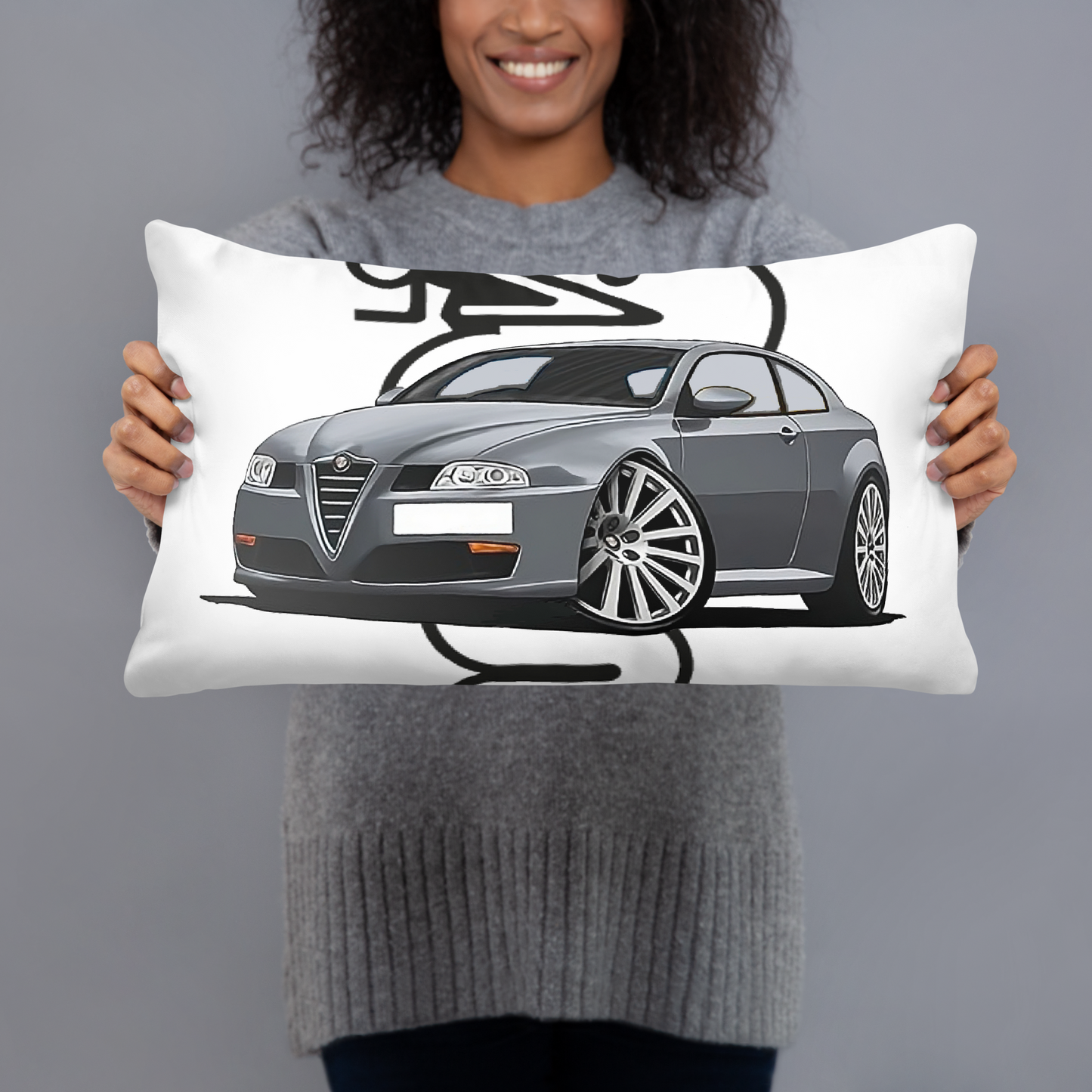 Cuscino Personalizzato con Stampa Alfa Romeo Gt