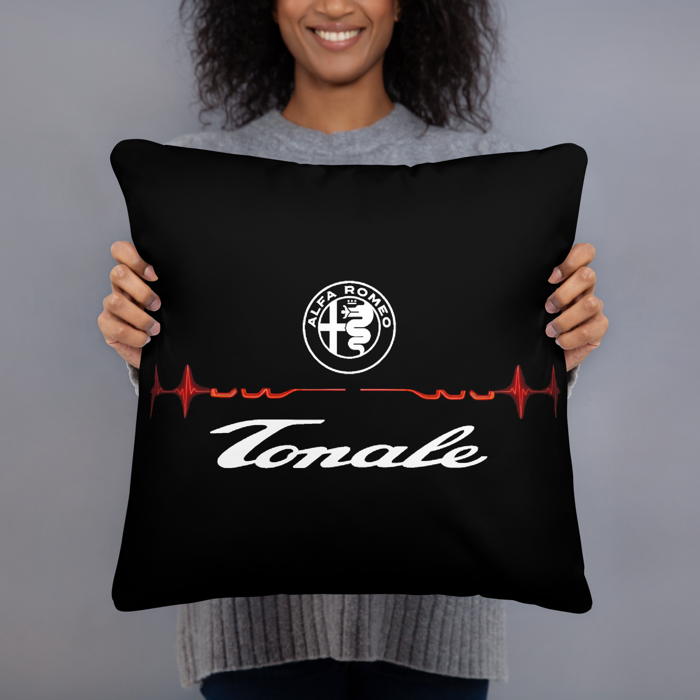 Cuscino Personalizzato con Stampa Alfa Romeo Tonale
