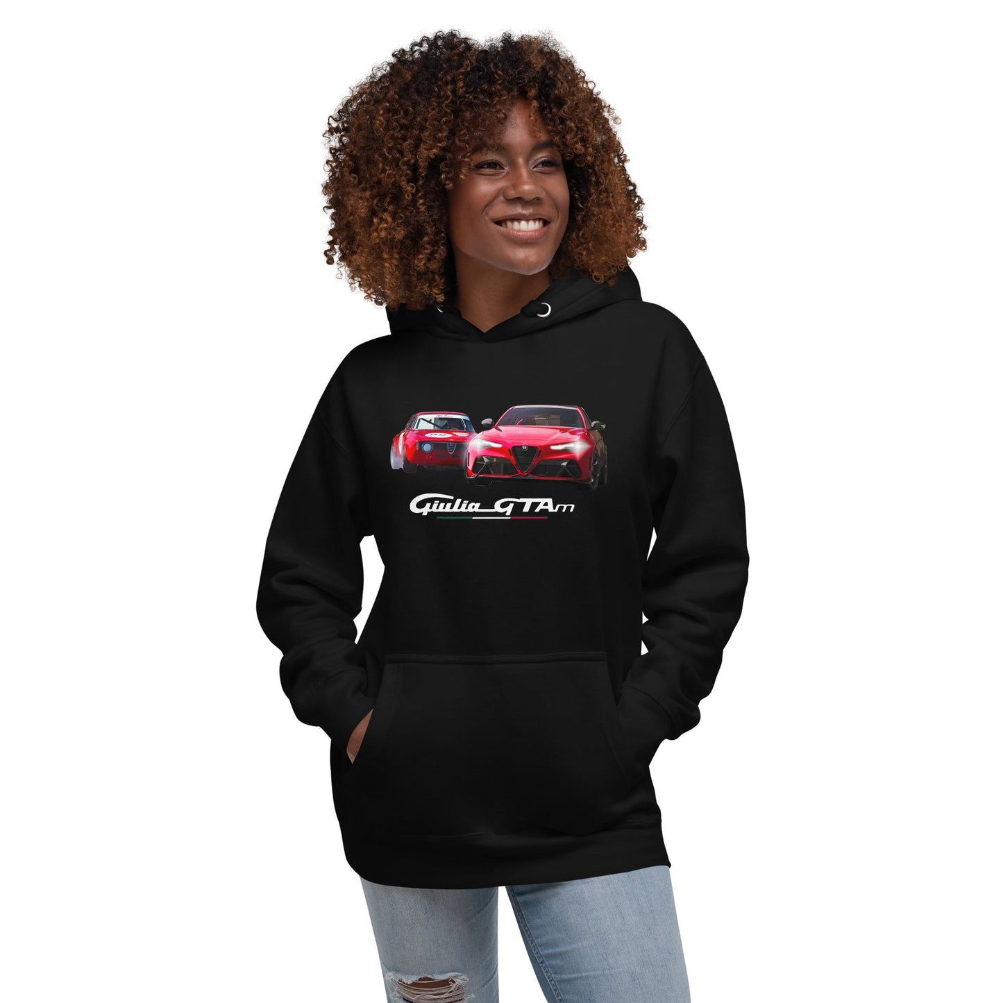Felpa con cappuccio Alfa Romeo Giulia Gtam old & new