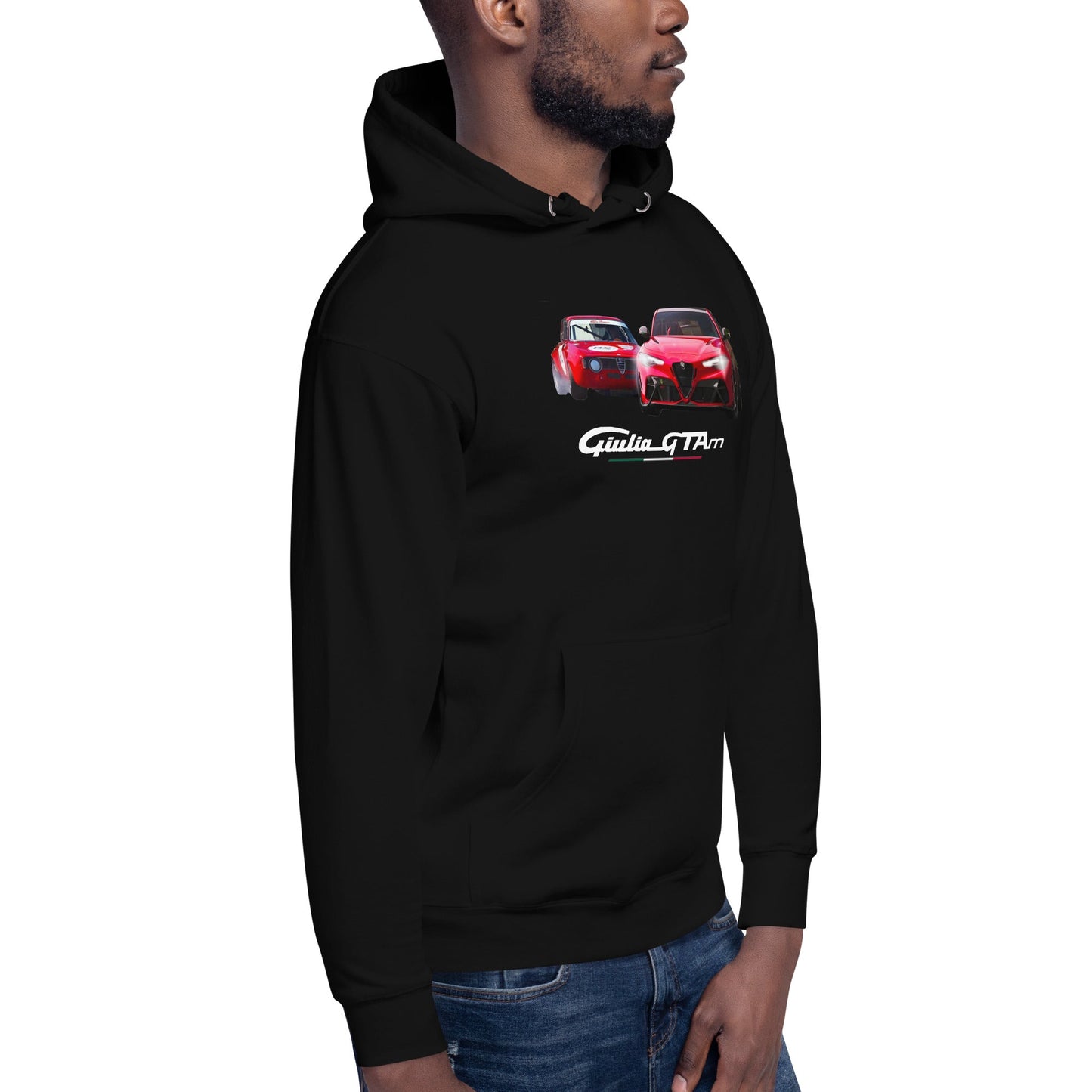 Felpa con cappuccio Alfa Romeo Giulia Gtam old & new