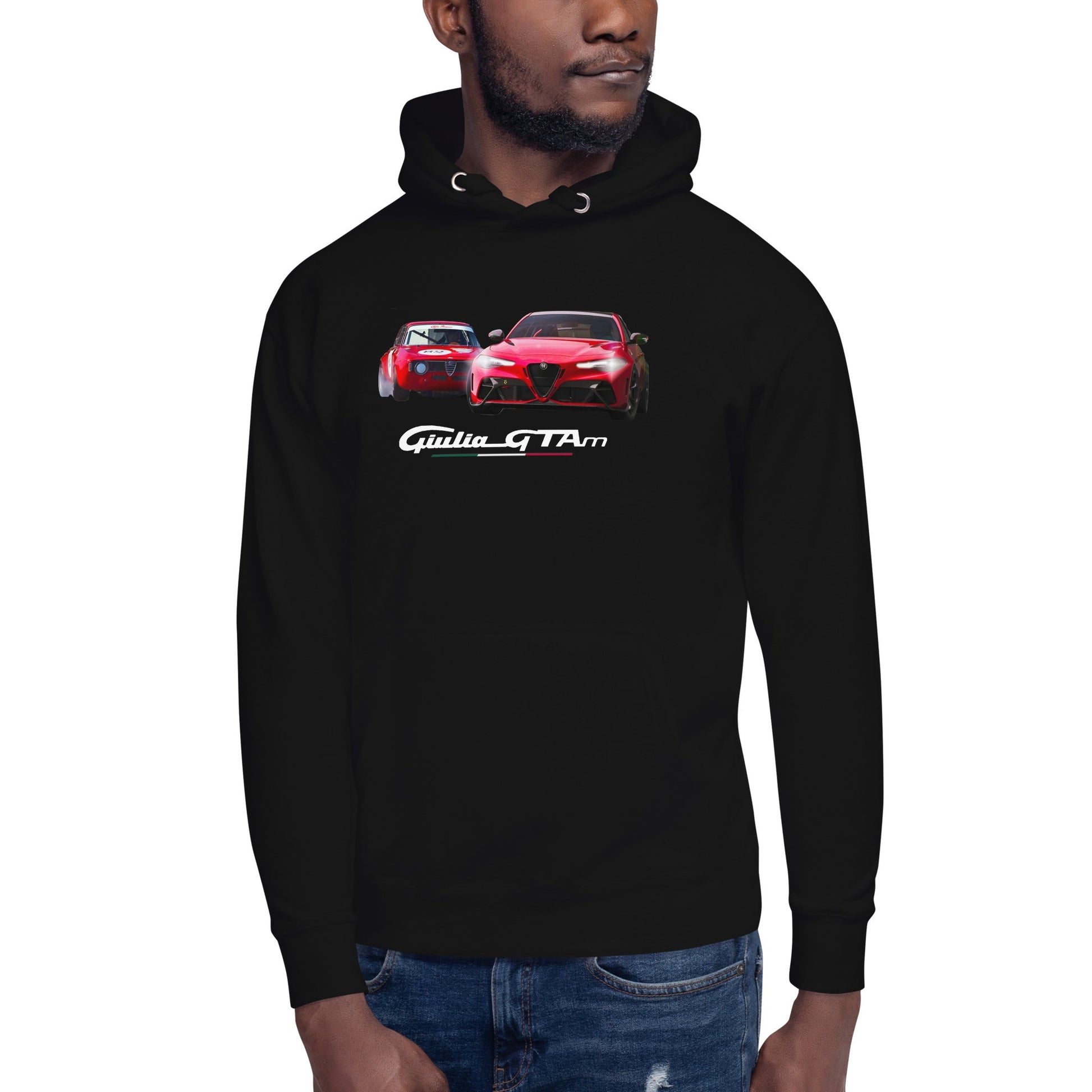 Felpa con cappuccio Alfa Romeo Giulia Gtam old & new