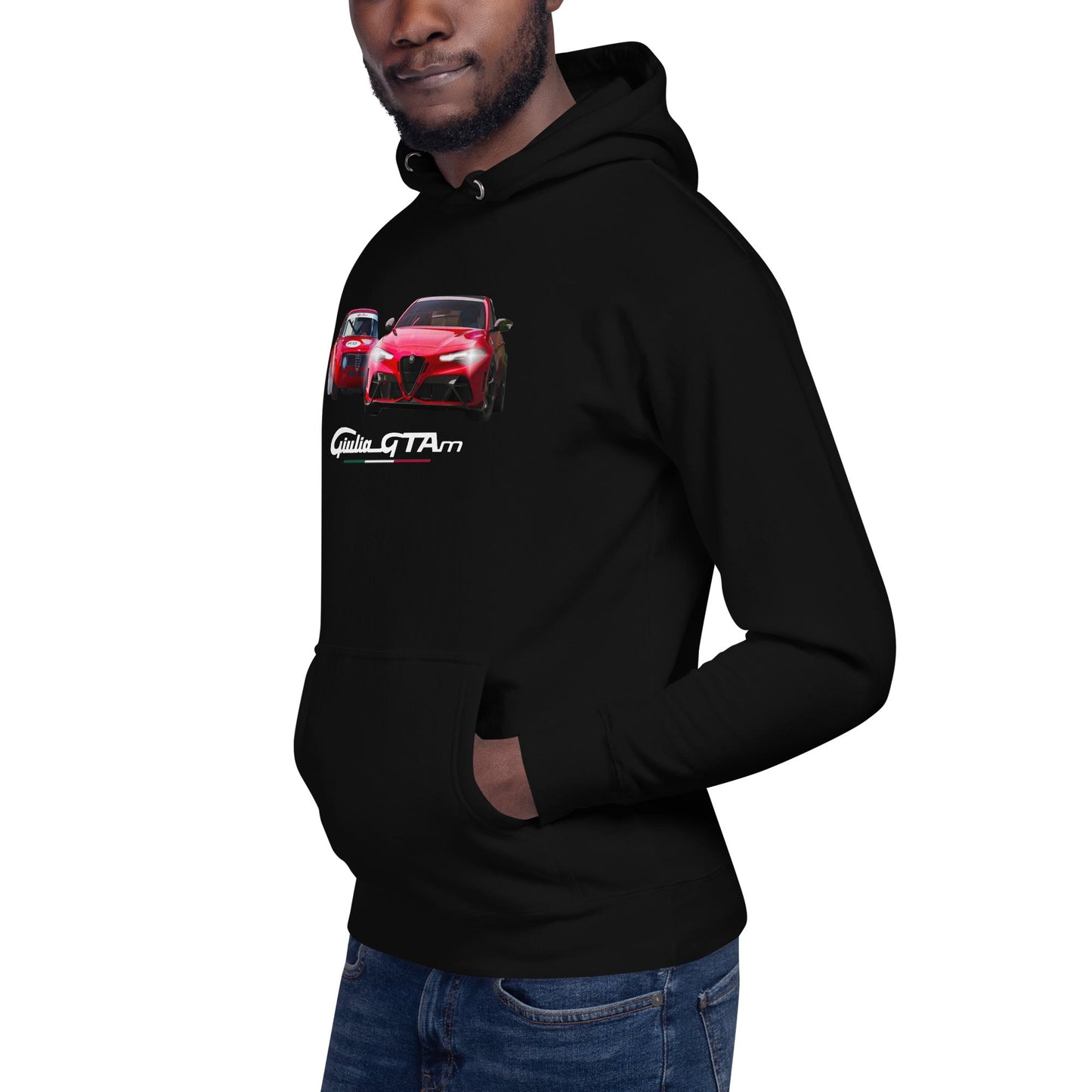 Felpa con cappuccio Alfa Romeo Giulia Gtam old & new