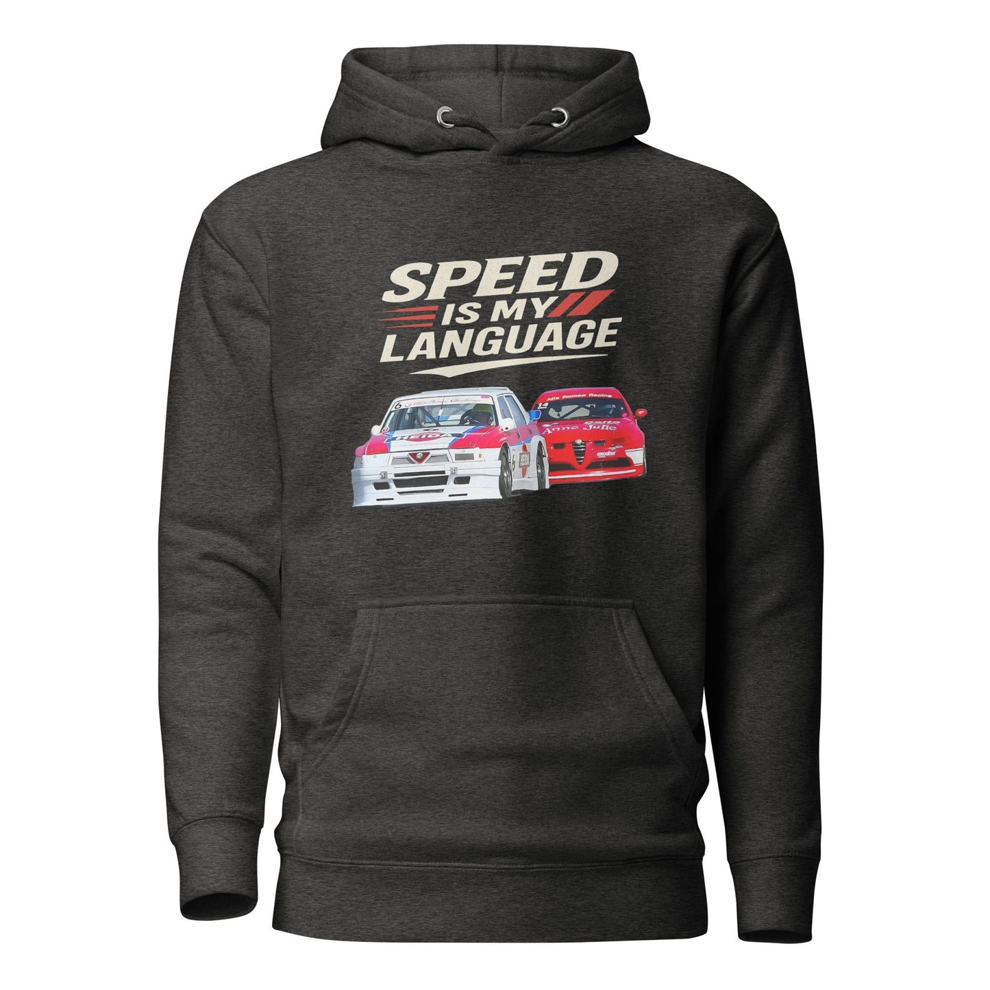 Felpa con cappuccio dedicata ai fan dell’Alfa Romeo 75 – Stile e passione automobilistica