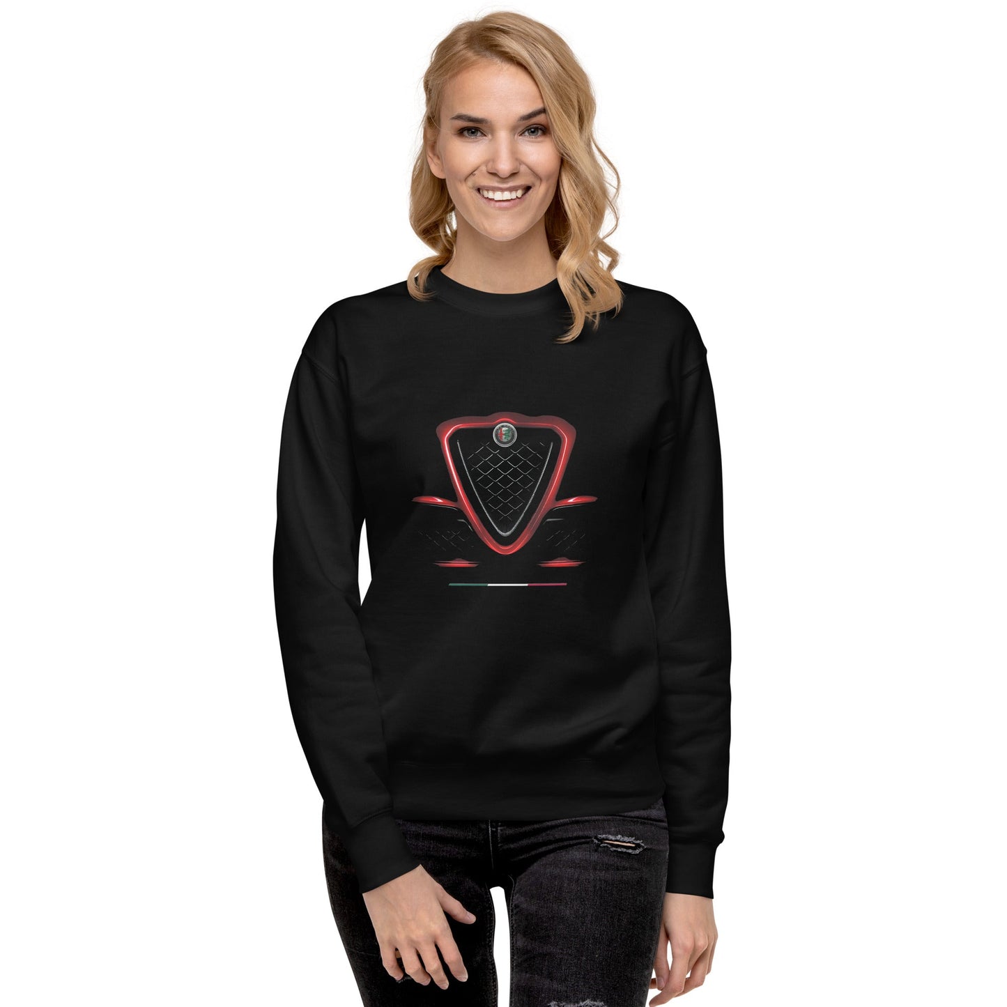 Felpa donna scudo alfa romeo