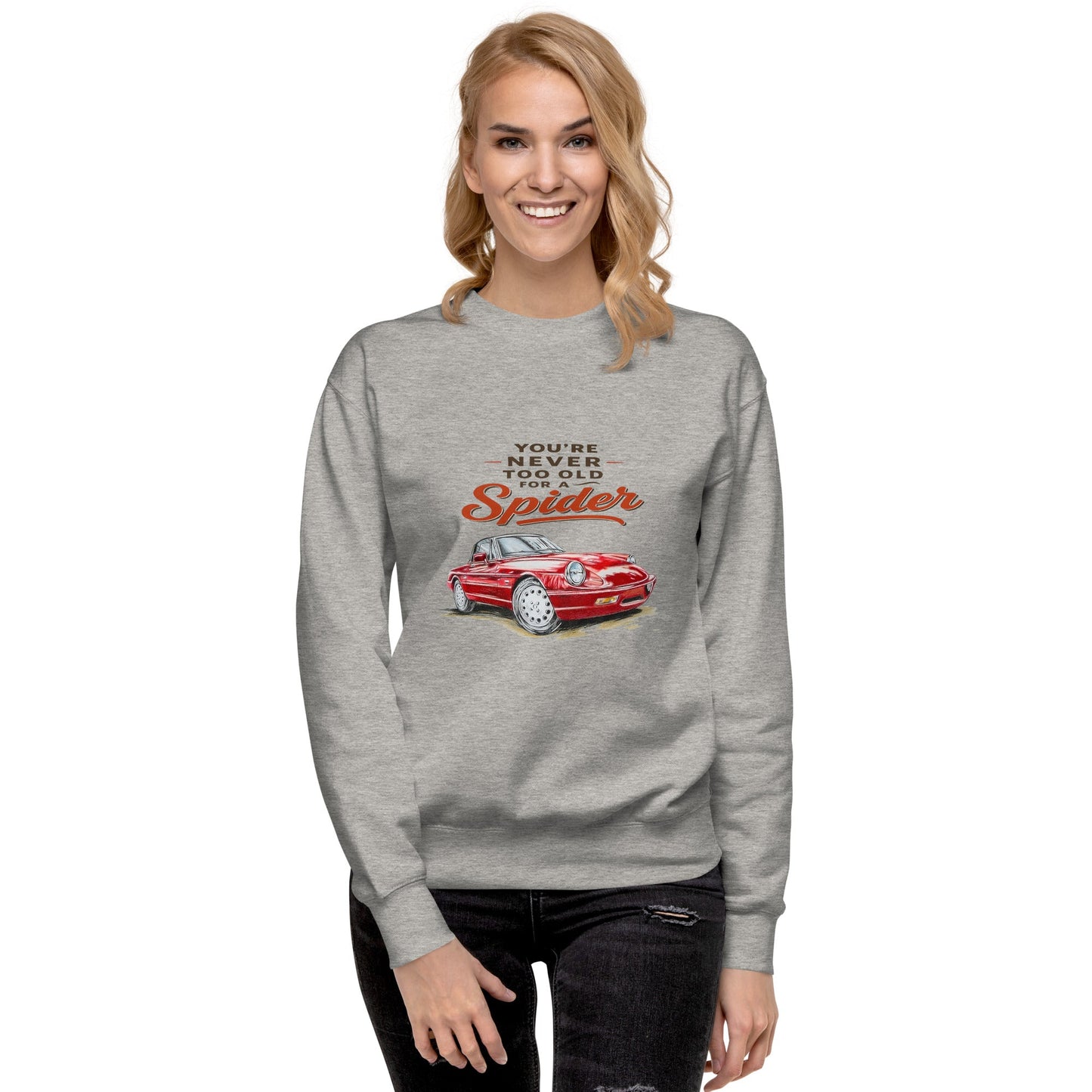 Felpa Girocollo Alfa Duetto Stile e Passione Automobilistica